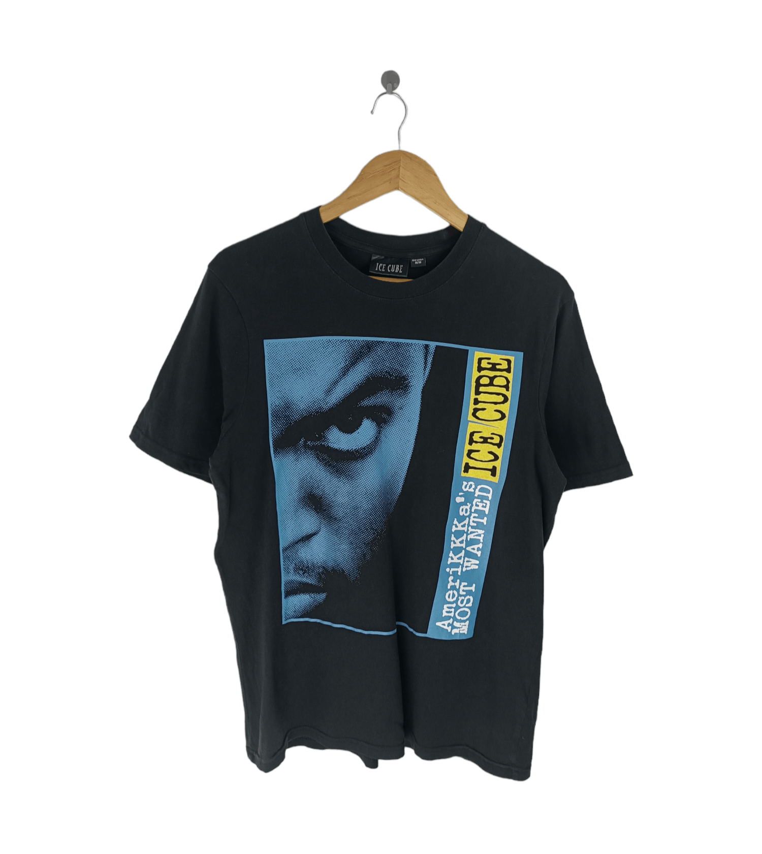 Rap Tees VINTAGE ICE CUBE "AMERIKKKA MOST WANTED" TEE nwa dre snoop Size US M / EU 48-50 / 2 - 1 Thumbnail