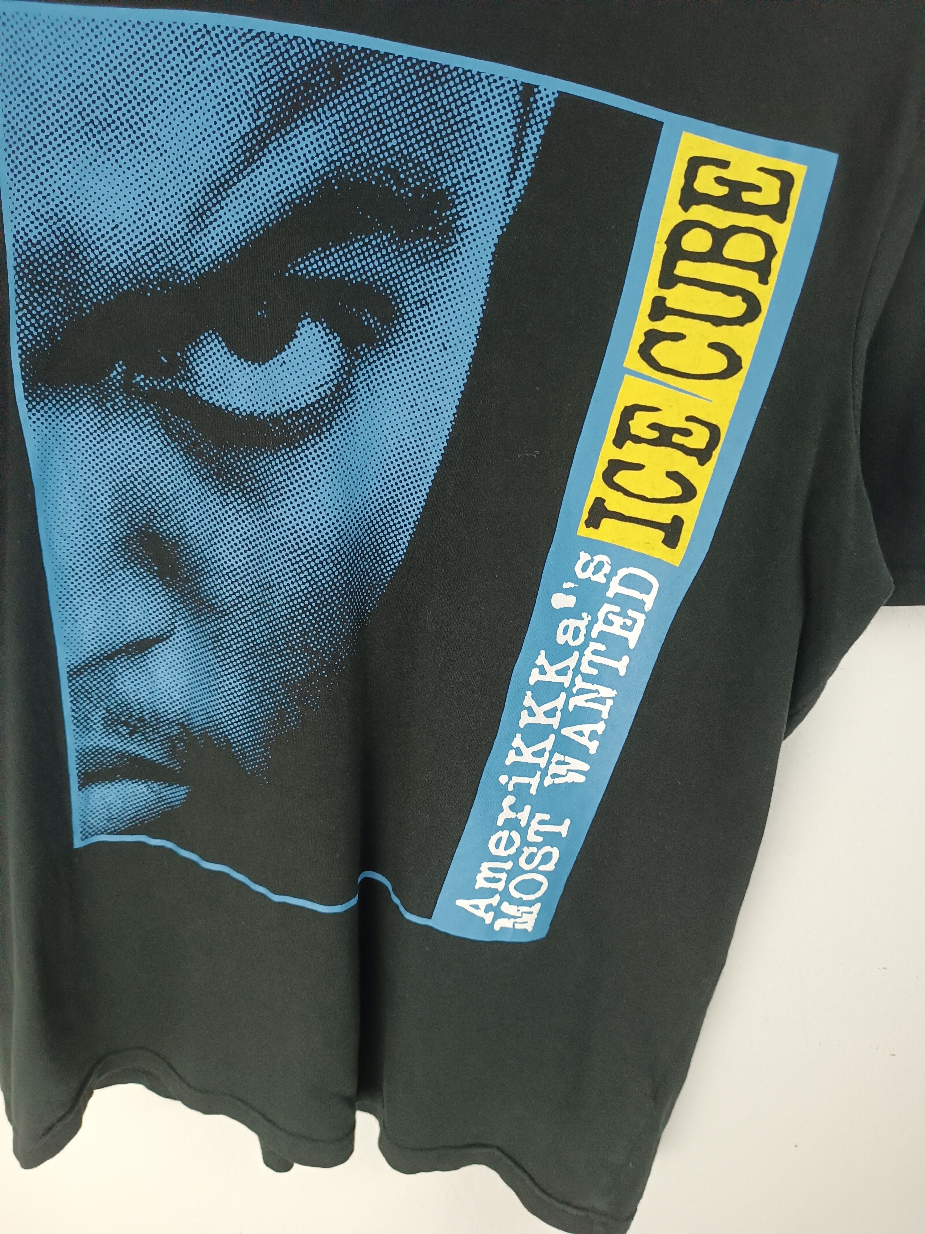 Rap Tees VINTAGE ICE CUBE "AMERIKKKA MOST WANTED" TEE nwa dre snoop Size US M / EU 48-50 / 2 - 10 Thumbnail