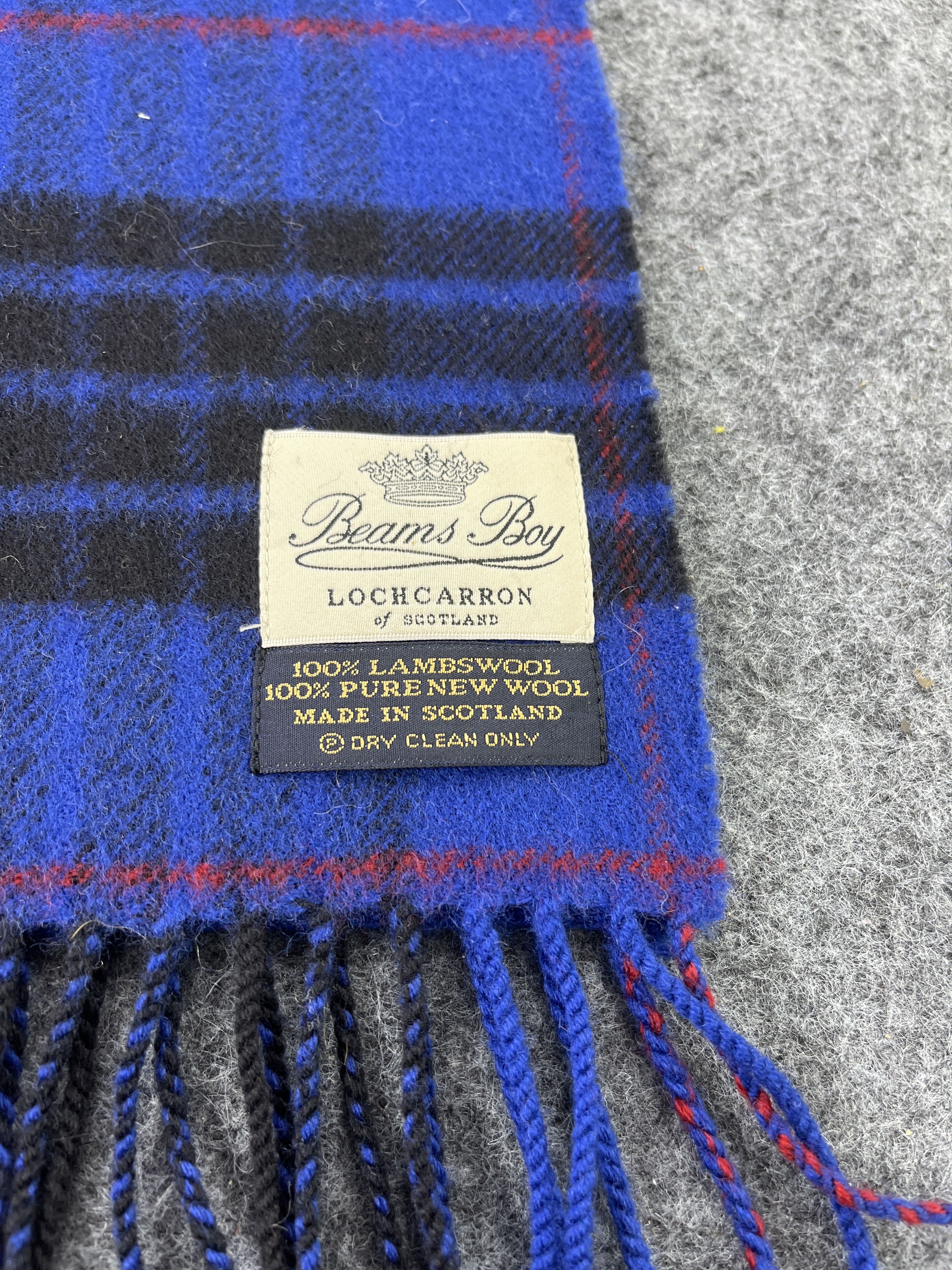 Beams Plus × Vintage BEAMS BOY LOCHCARRON SCARVES / MUFFLER / NECKWEAR T355 Size ONE SIZE - 6 Thumbnail