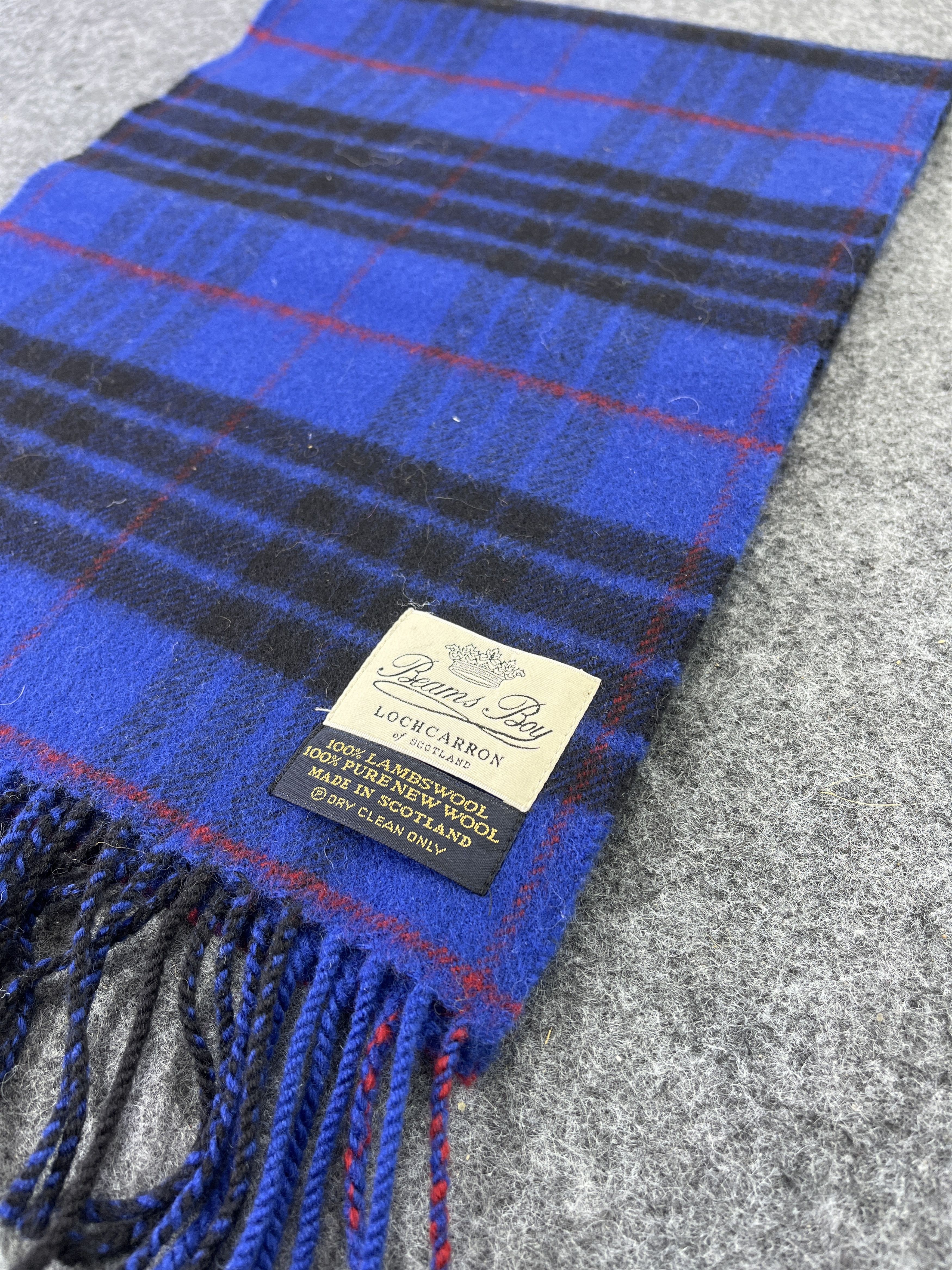 Beams Plus × Vintage BEAMS BOY LOCHCARRON SCARVES / MUFFLER / NECKWEAR T355 Size ONE SIZE - 5 Thumbnail