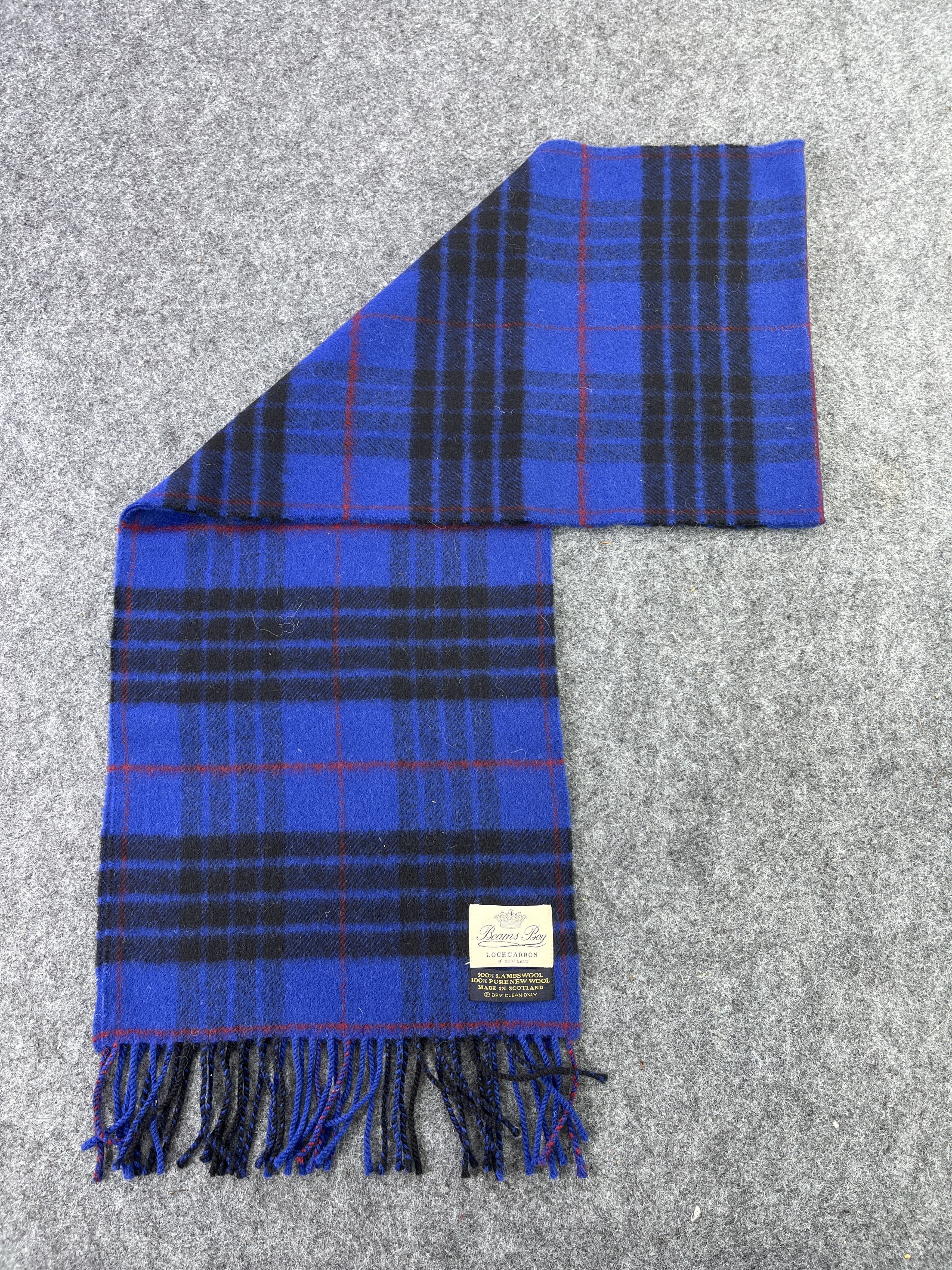 Beams Plus × Vintage BEAMS BOY LOCHCARRON SCARVES / MUFFLER / NECKWEAR T355 Size ONE SIZE - 3 Thumbnail