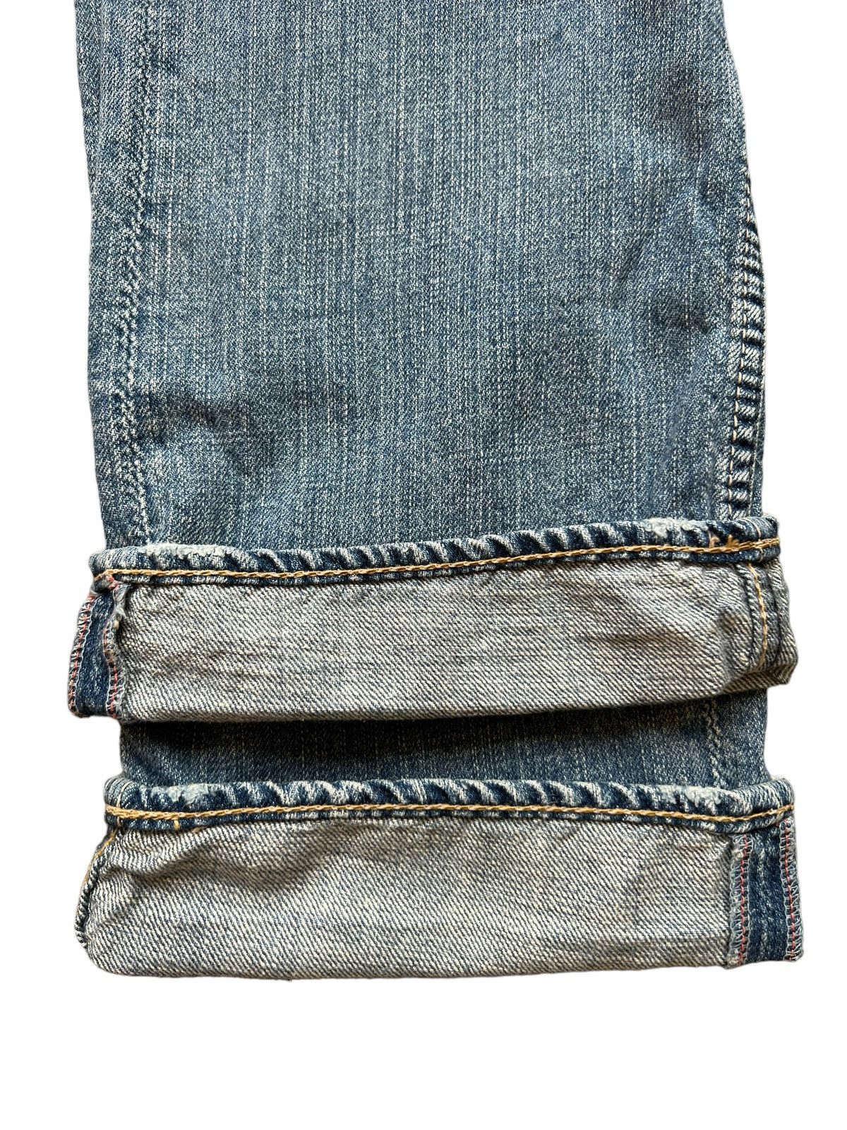 OMNIGOD Vtg Omnigod Japan Spellbound Selvedge Distressed Jeans 29x31 Size US 30 / EU 46 - 8 Thumbnail