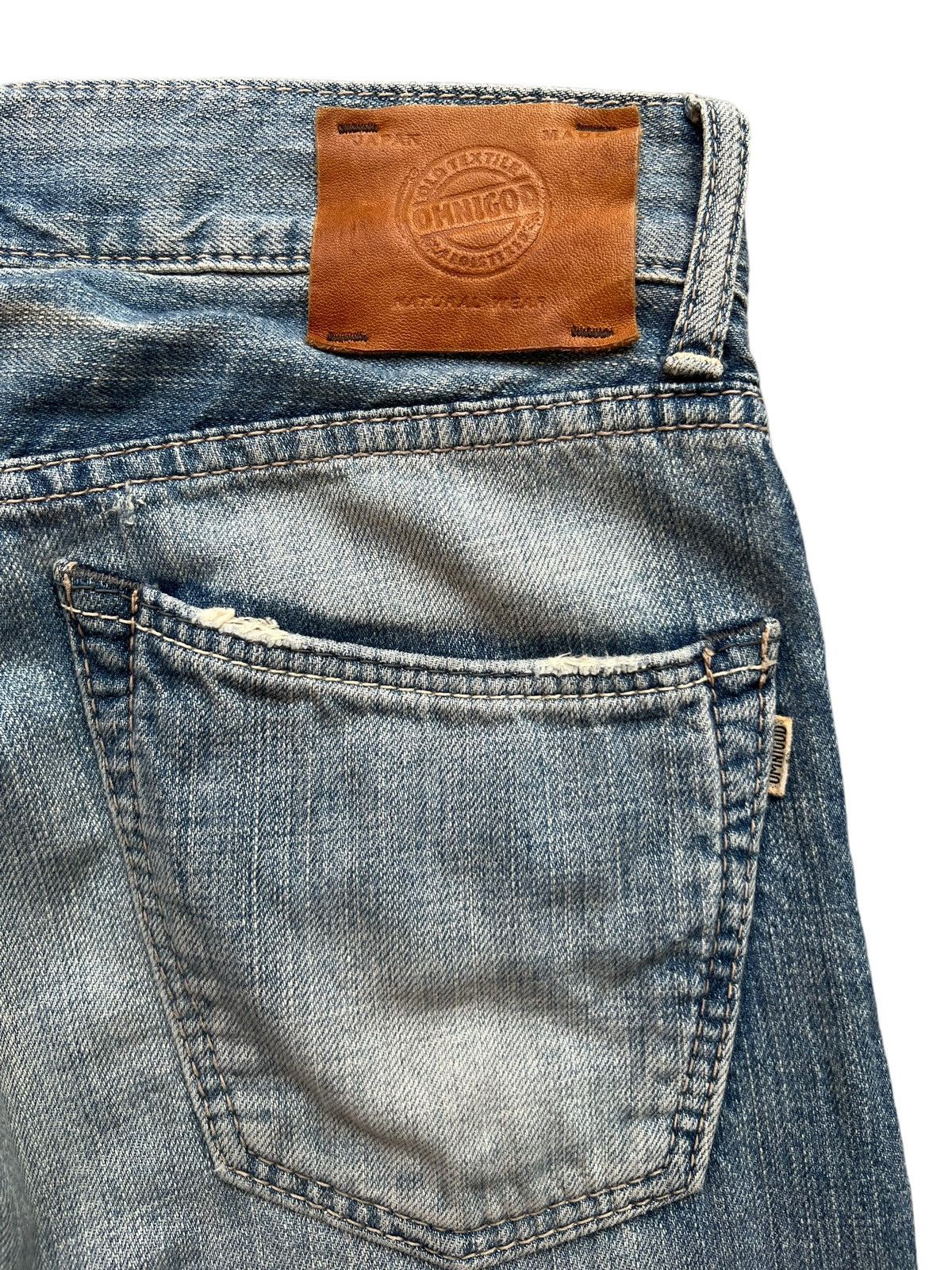 OMNIGOD Vtg Omnigod Japan Spellbound Selvedge Distressed Jeans 29x31 Size US 30 / EU 46 - 11 Thumbnail