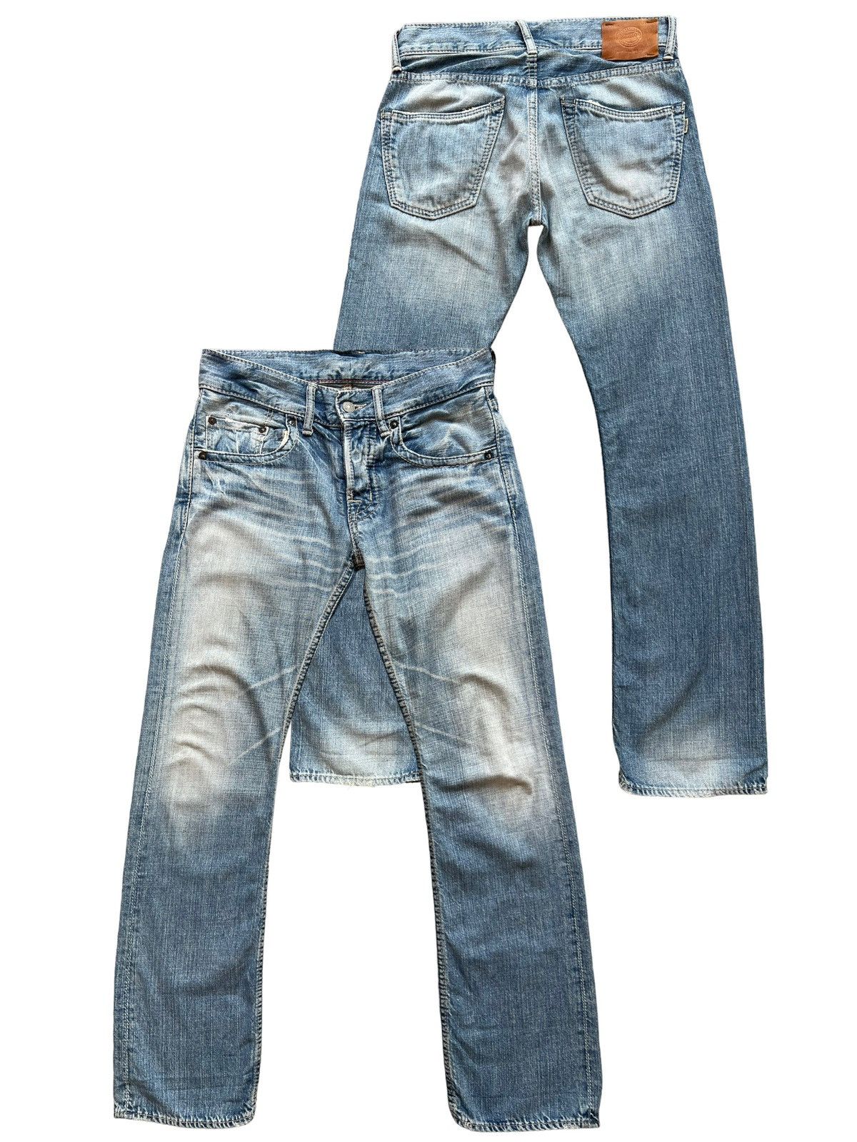 OMNIGOD Vtg Omnigod Japan Spellbound Selvedge Distressed Jeans 29x31 Size US 30 / EU 46 - 1 Thumbnail