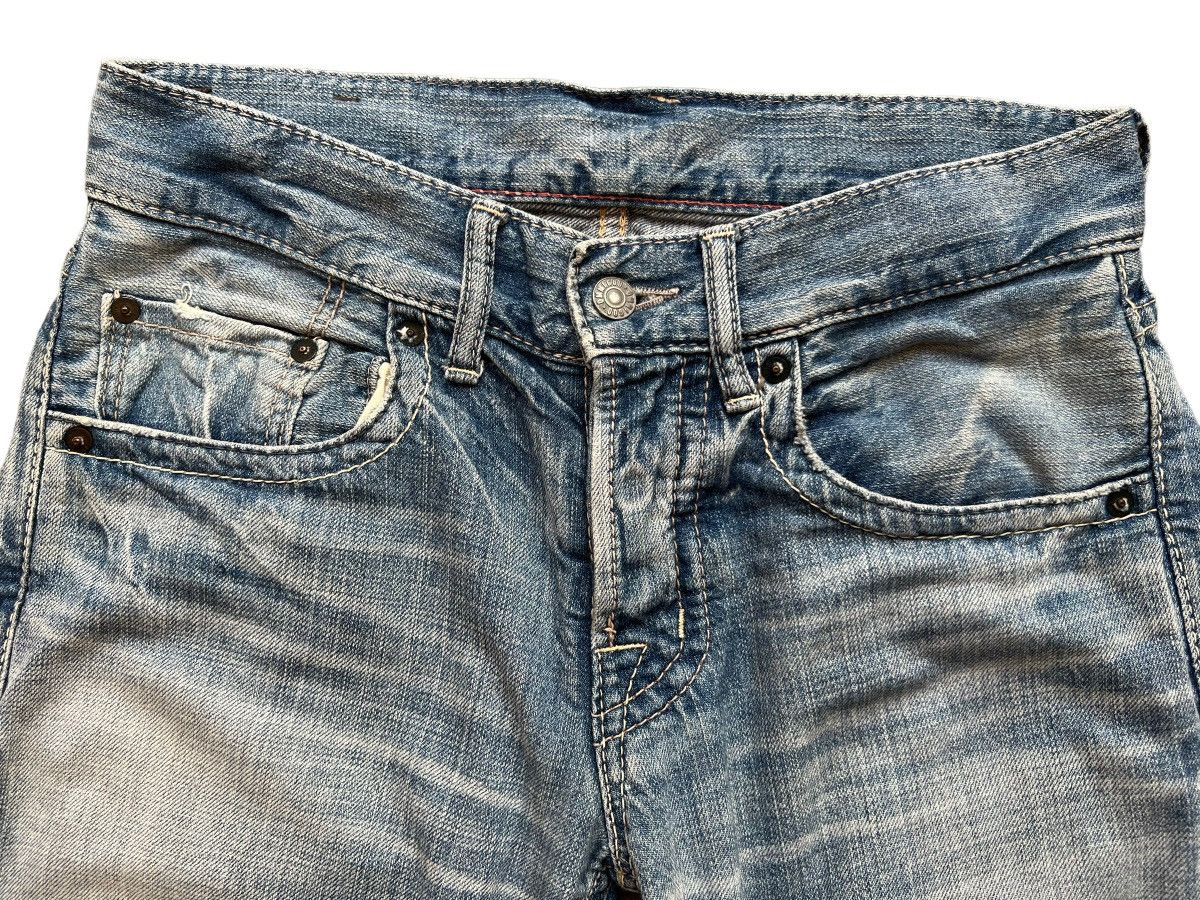 OMNIGOD Vtg Omnigod Japan Spellbound Selvedge Distressed Jeans 29x31 Size US 30 / EU 46 - 9 Thumbnail
