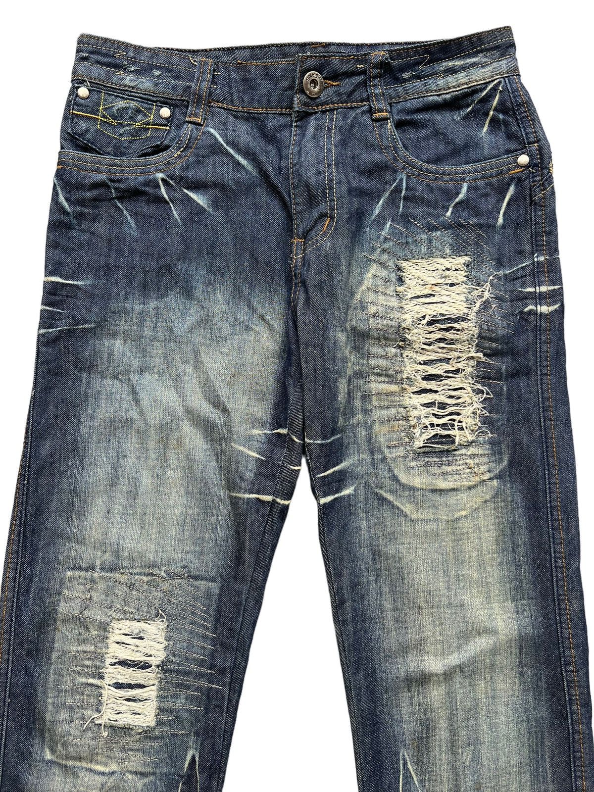 Japanese Brand Whoops Japanese Brand Distressed Denim Jeans Size US 30 / EU 46 - 4 Thumbnail