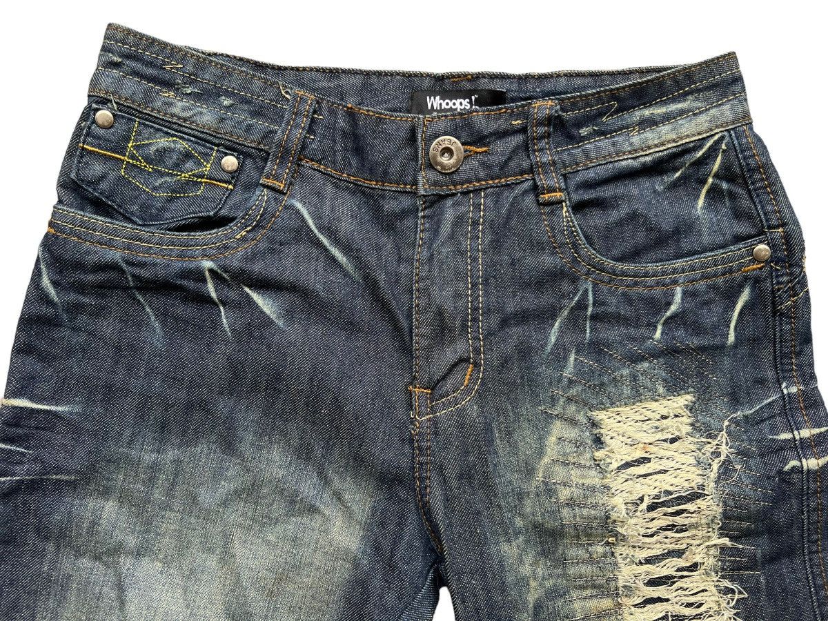 Japanese Brand Whoops Japanese Brand Distressed Denim Jeans Size US 30 / EU 46 - 8 Thumbnail