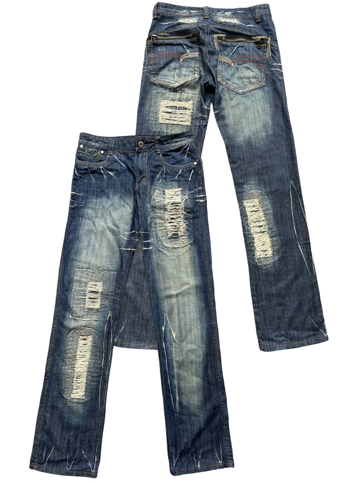 Japanese Brand Whoops Japanese Brand Distressed Denim Jeans Size US 30 / EU 46 - 1 Thumbnail