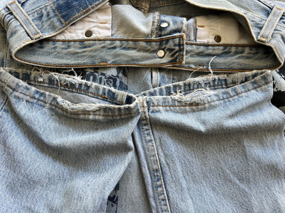 Levi's Rare🔥Vintage 90s Levis 501 Distressed Ripped Jeans 30x33 Size US 30 / EU 46 - 12 Thumbnail