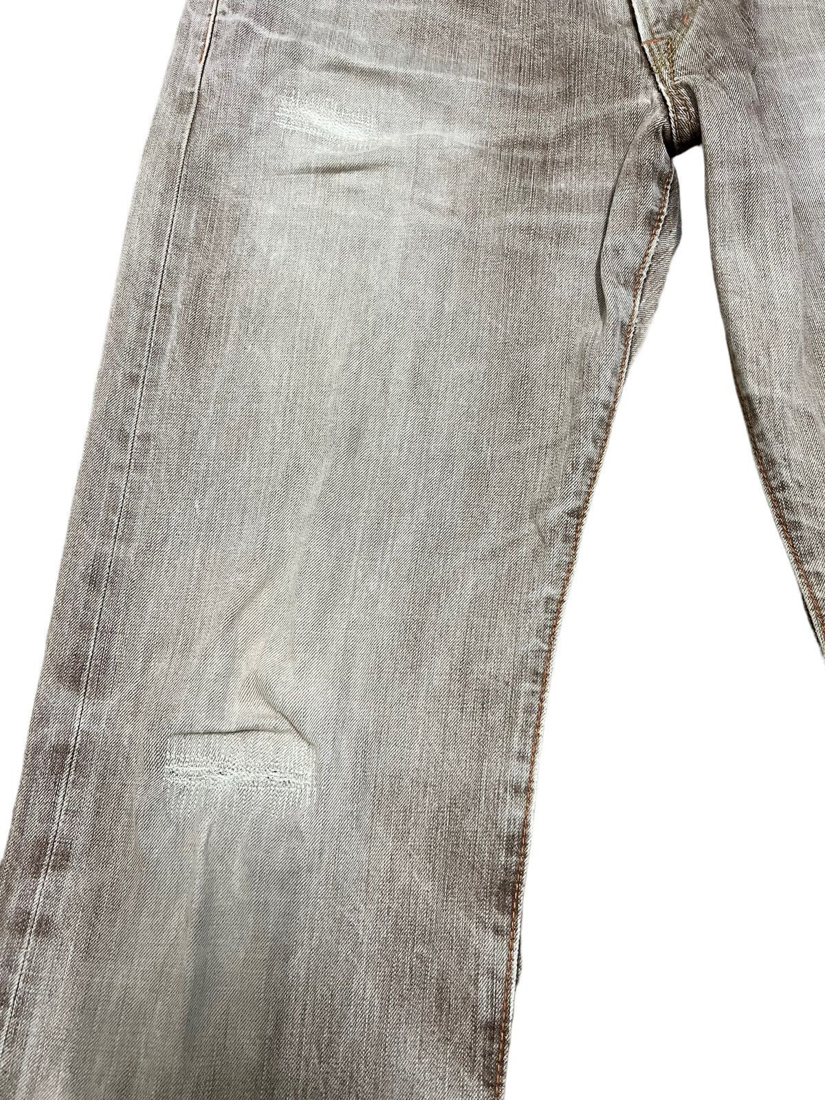Edwin Vintage 90s Edwin 505zx Selvedge Redline Brown Jeans 36x34 Size US 36 / EU 52 - 4 Thumbnail
