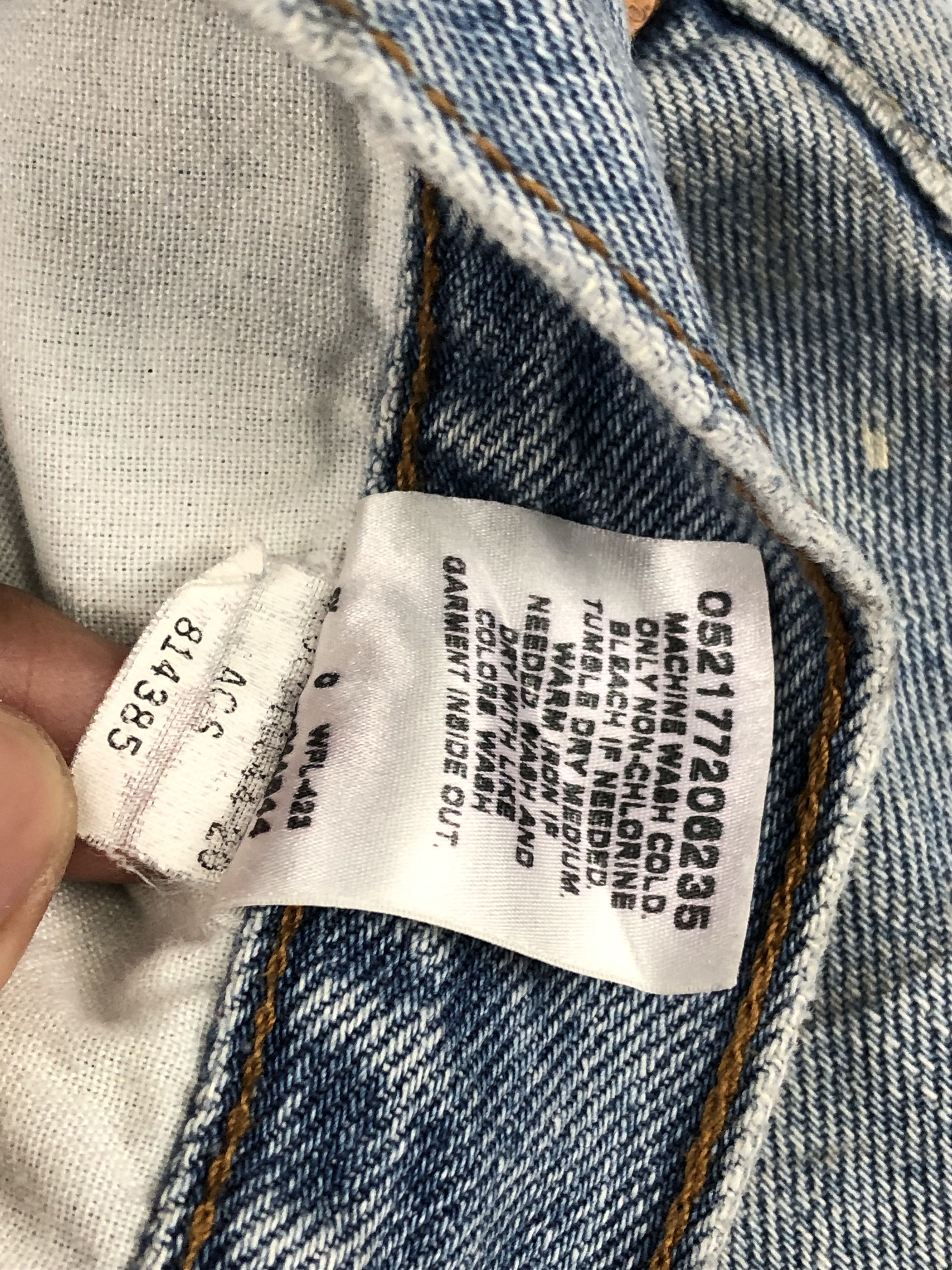 Levi's Vintage Levis 550 Faded Blue Jeans DP1591 Size US 38 / EU 54 - 7 Thumbnail
