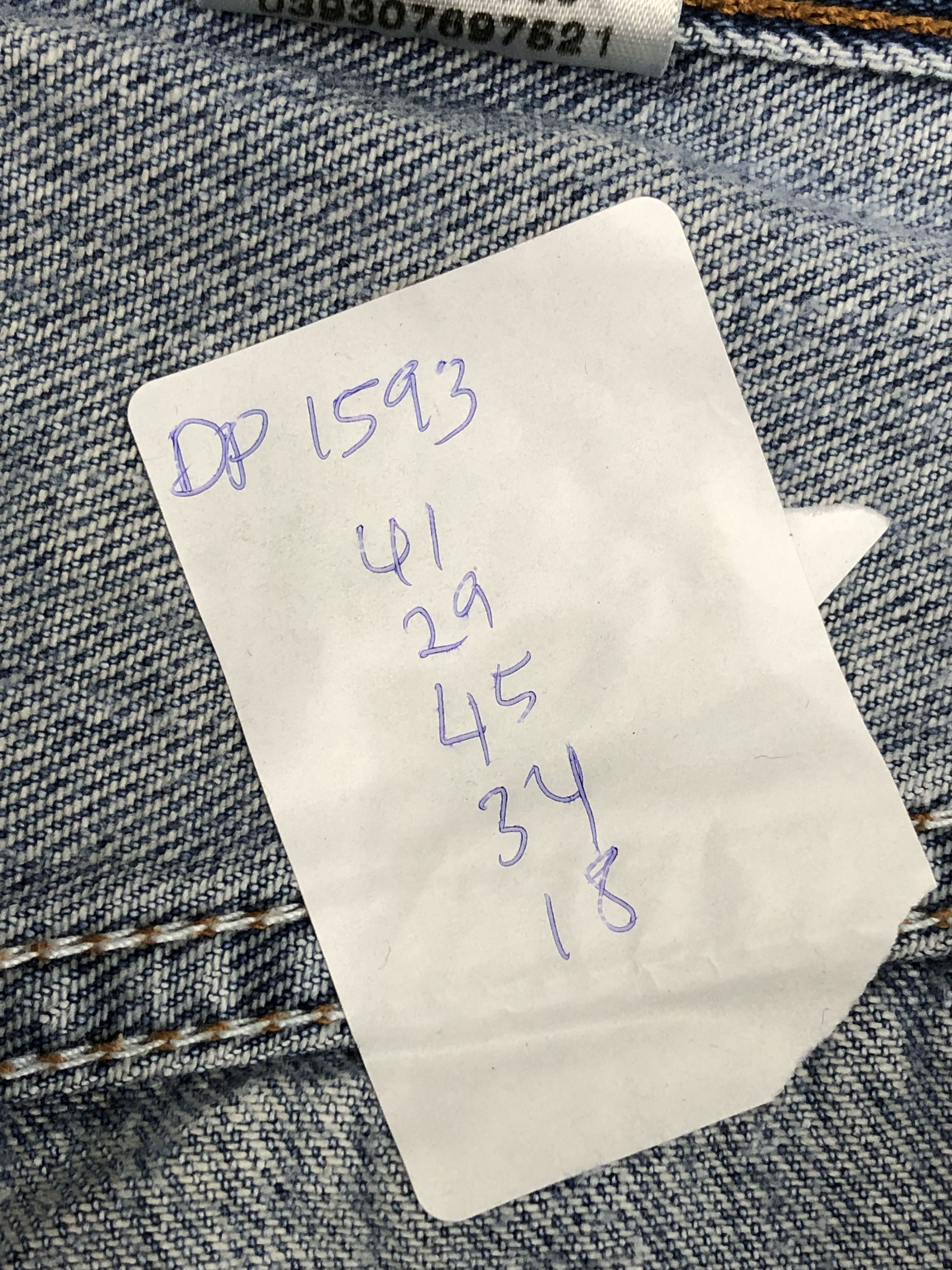 Levi's × Vintage Vintage Levis 505 Faded Blue Jeans Size US 41 - 12 Thumbnail