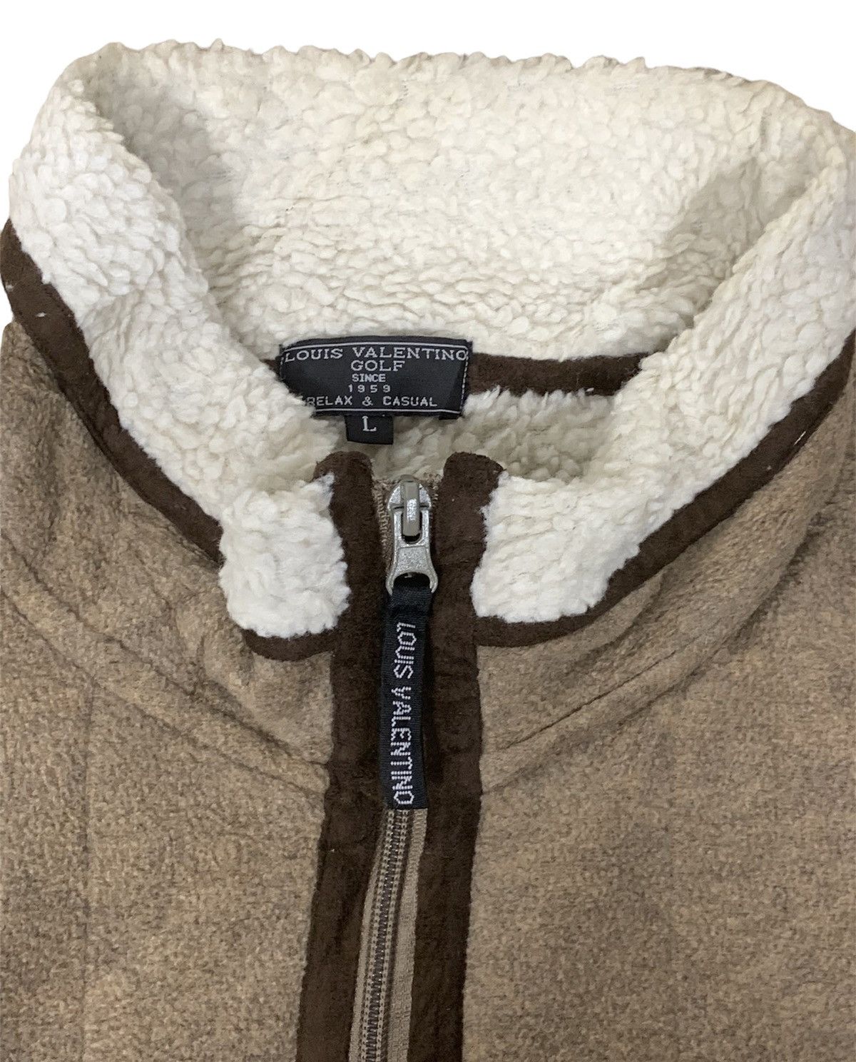 Japanese Brand × Valentino Archival Louis Valentino Golf Fleece Jacket Size US L / EU 52-54 / 3 - 4 Thumbnail