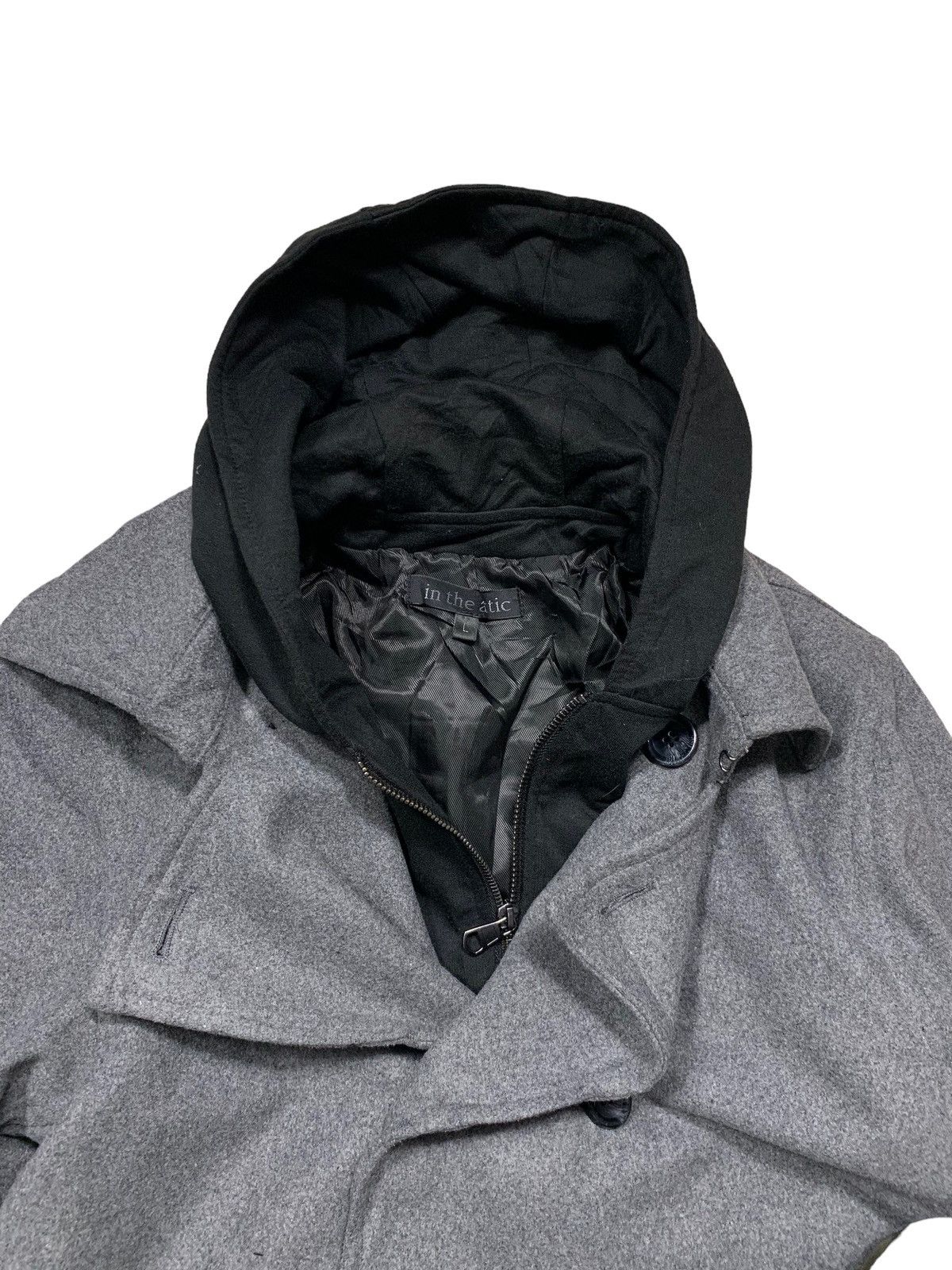 In The Attic Rare In The Attic Trench Coat Double Breasted Hooded Size US M / EU 48-50 / 2 - 4 Thumbnail