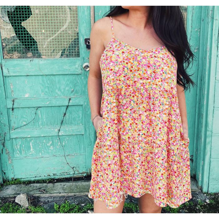 Show Me Your MuMu Caroline Mini Dress In Beachy Blossom Grailed