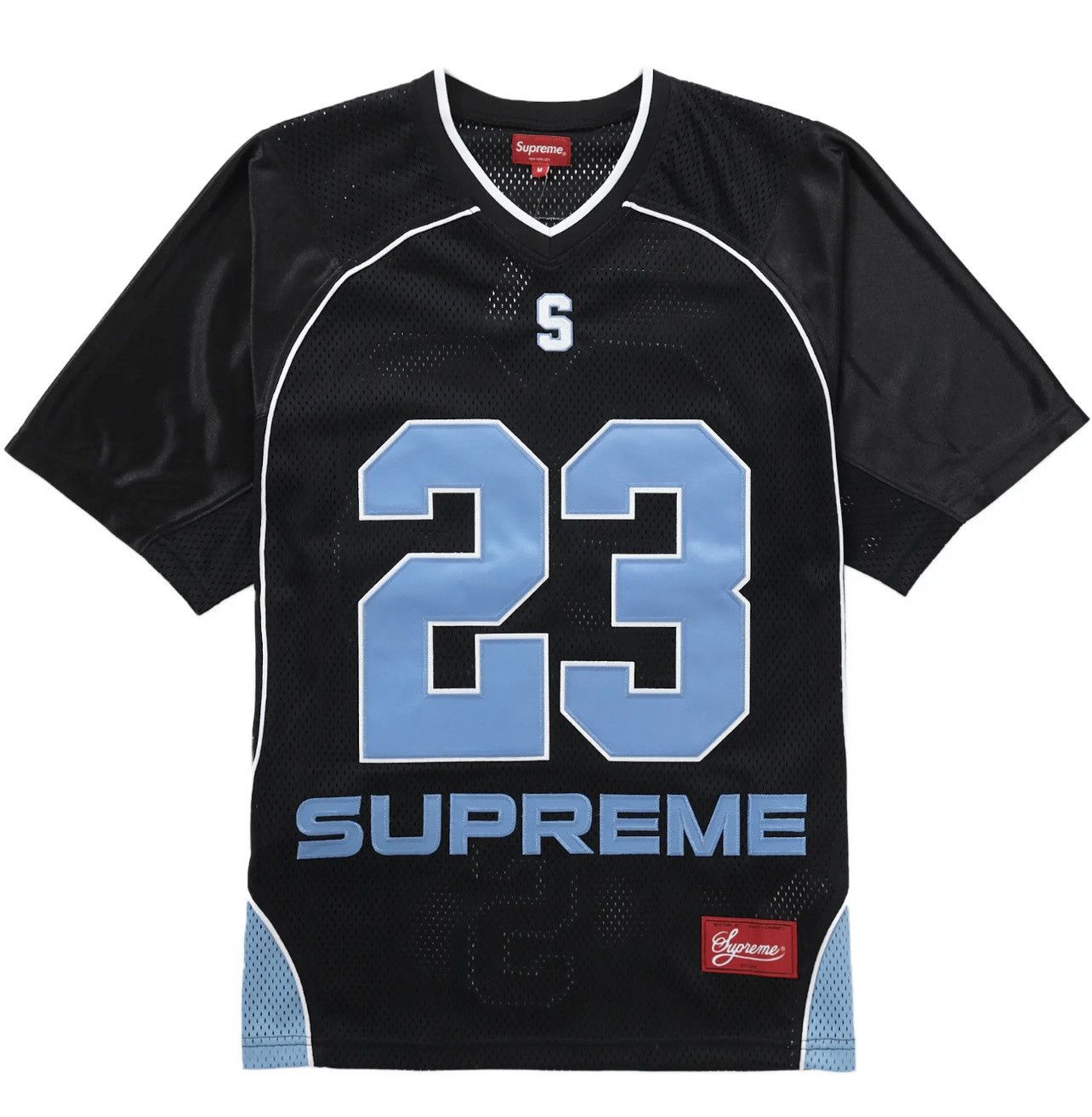 SUPREME 'BLANK' FOOTBALL JERSEY - SILVER