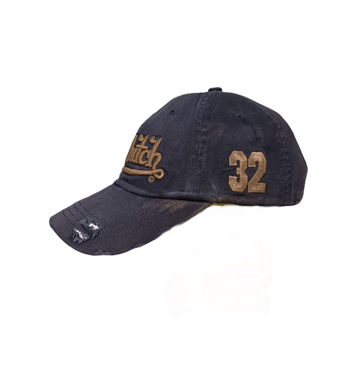 Von Dutch Von Dutch Cap Distressed Dark Brown Colour Size ONE SIZE - 1 Thumbnail