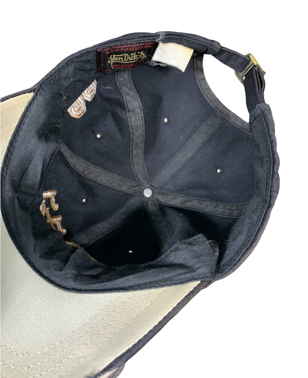 Von Dutch Von Dutch Cap Distressed Dark Brown Colour Size ONE SIZE - 5 Thumbnail