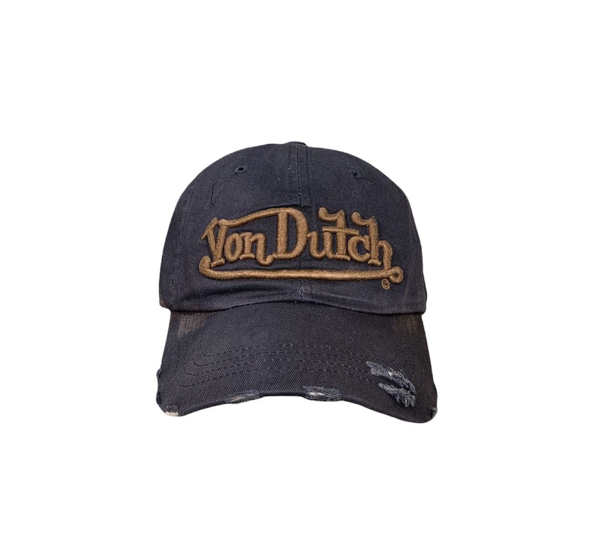 Von Dutch Von Dutch Cap Distressed Dark Brown Colour Size ONE SIZE - 2 Thumbnail