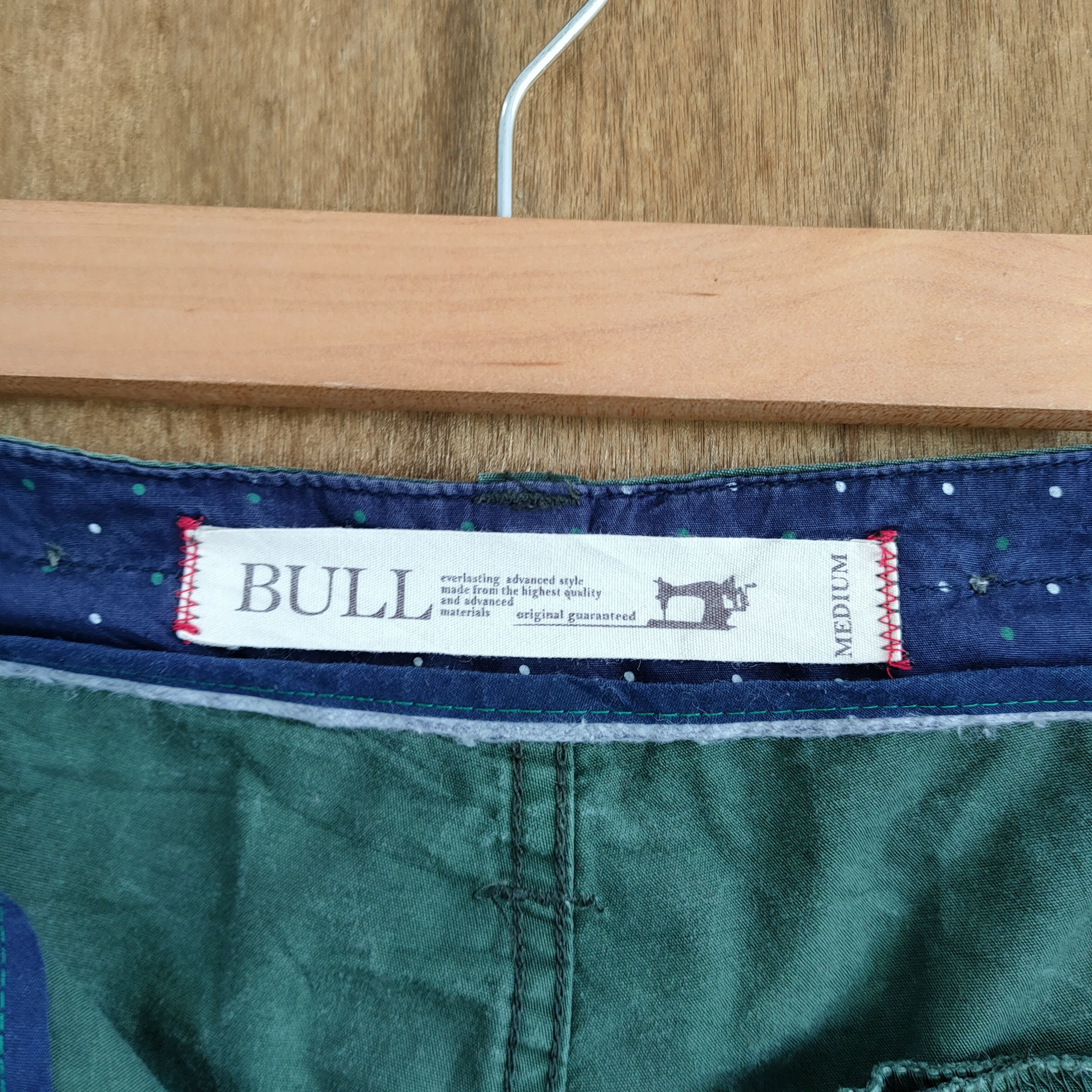 Japanese Brand VINTAGE BULL GREEN SUSPENDER CARGO PANTS Size US 32 / EU 48 - 18 Thumbnail