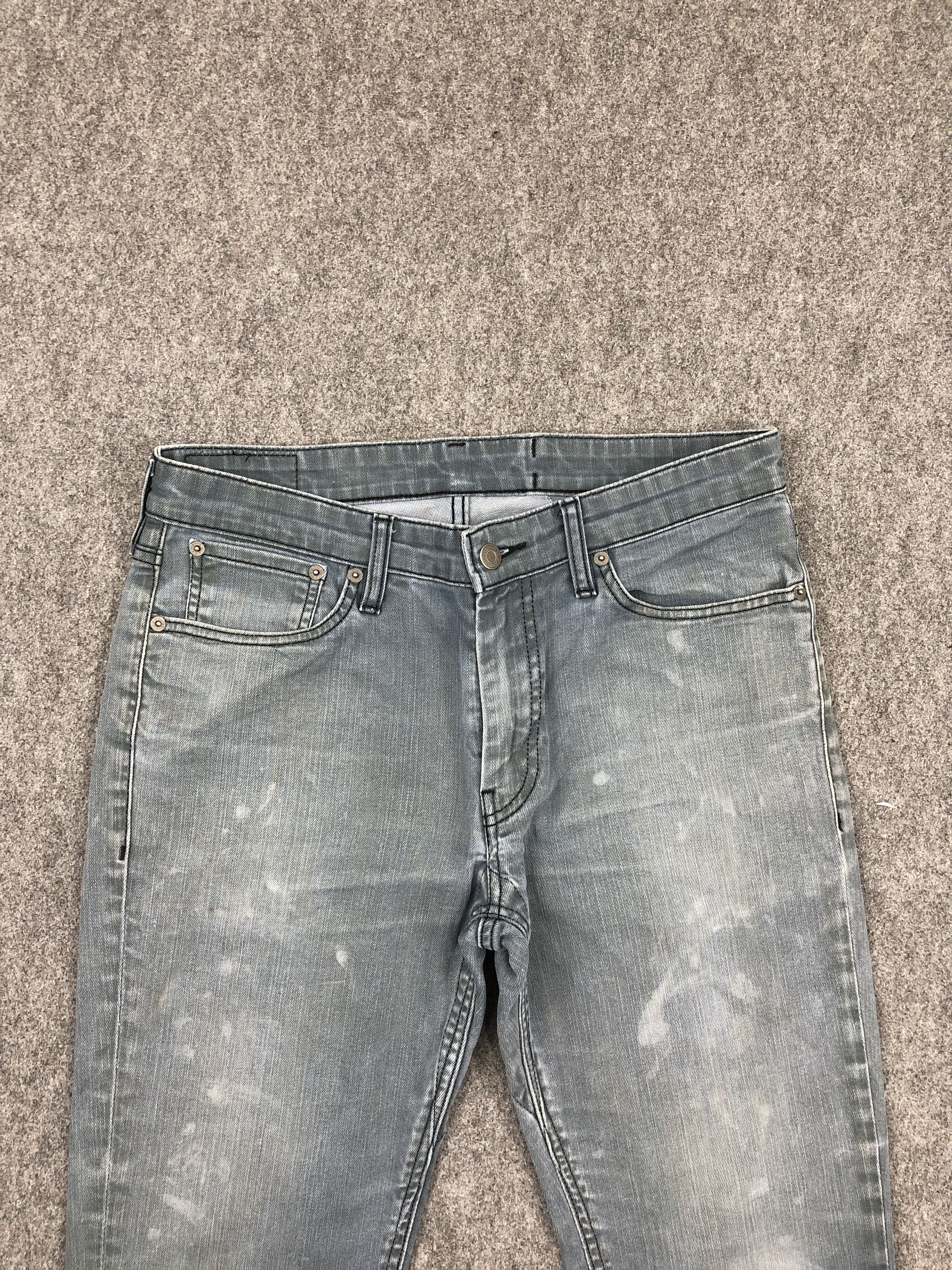 Levi's × Vintage Vintage Levis 511 Faded Blue Jeans Size US 33 - 2 Thumbnail