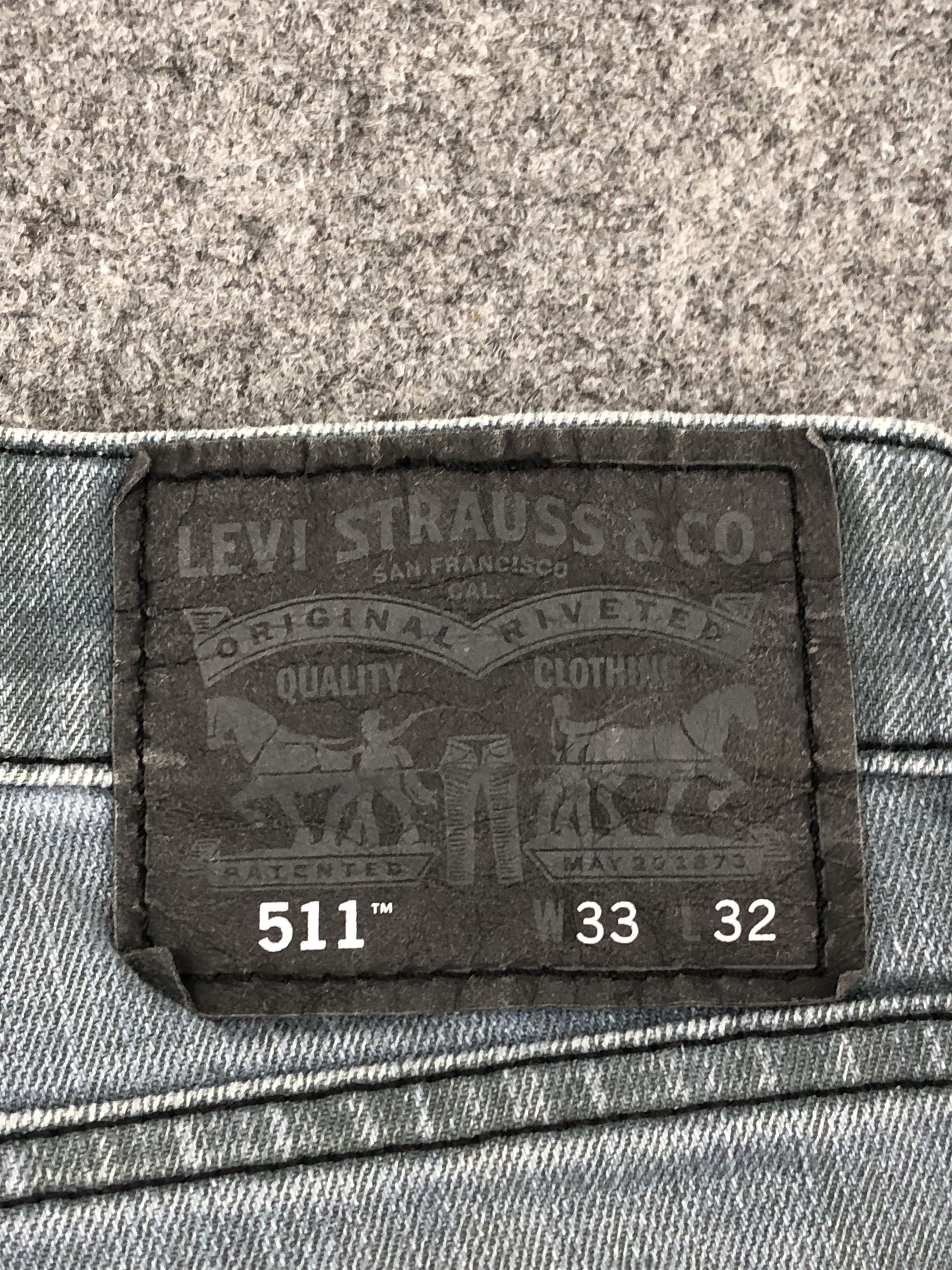 Levi's × Vintage Vintage Levis 511 Faded Blue Jeans Size US 33 - 5 Thumbnail