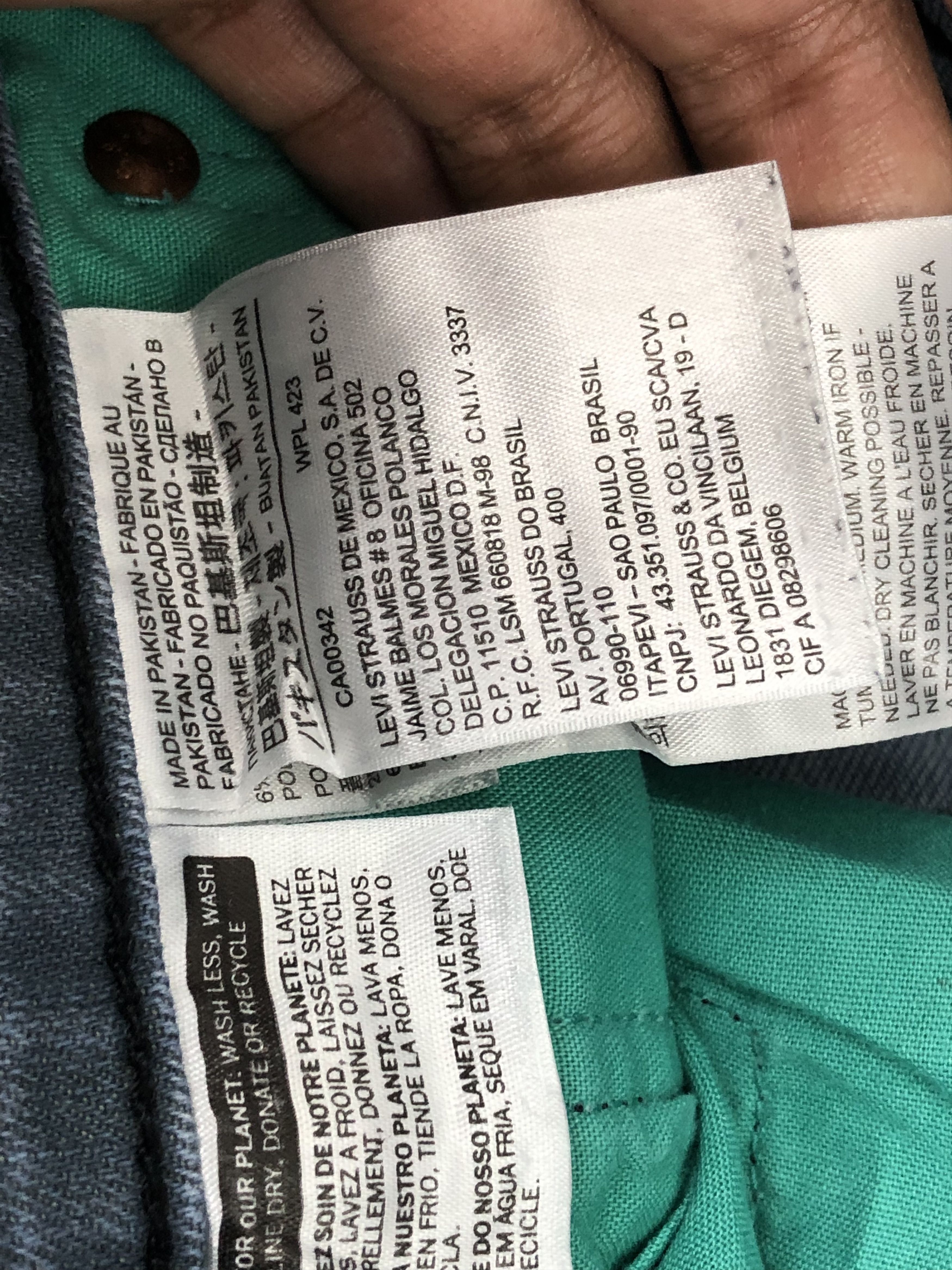 Levi's × Vintage Vintage Levis 511 Faded Blue Jeans Size US 33 - 8 Thumbnail