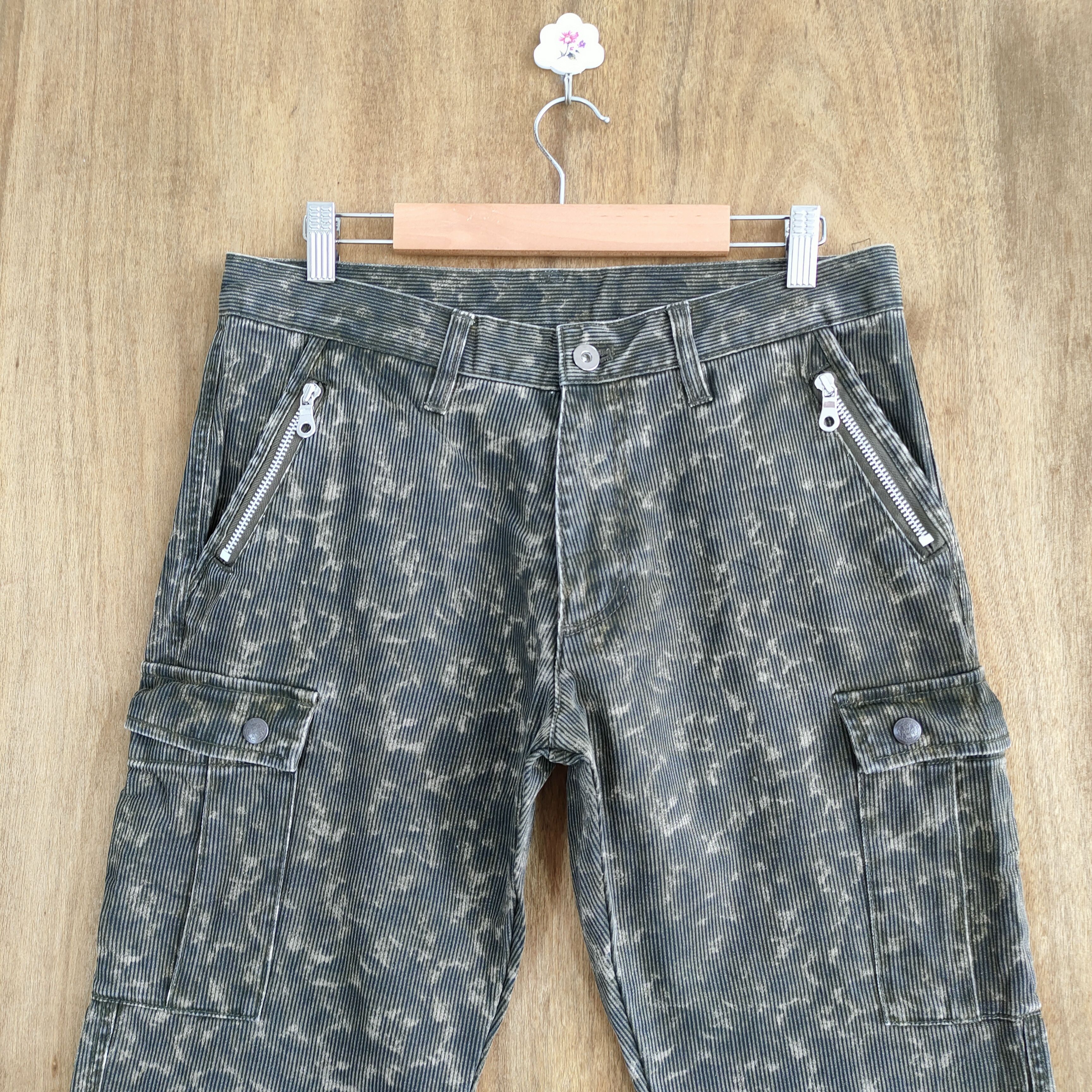 Japanese Brand VINTAGE JAPANESE BRAND BROWN CAMO CARGO PANTS Size US 32 / EU 48 - 4 Thumbnail