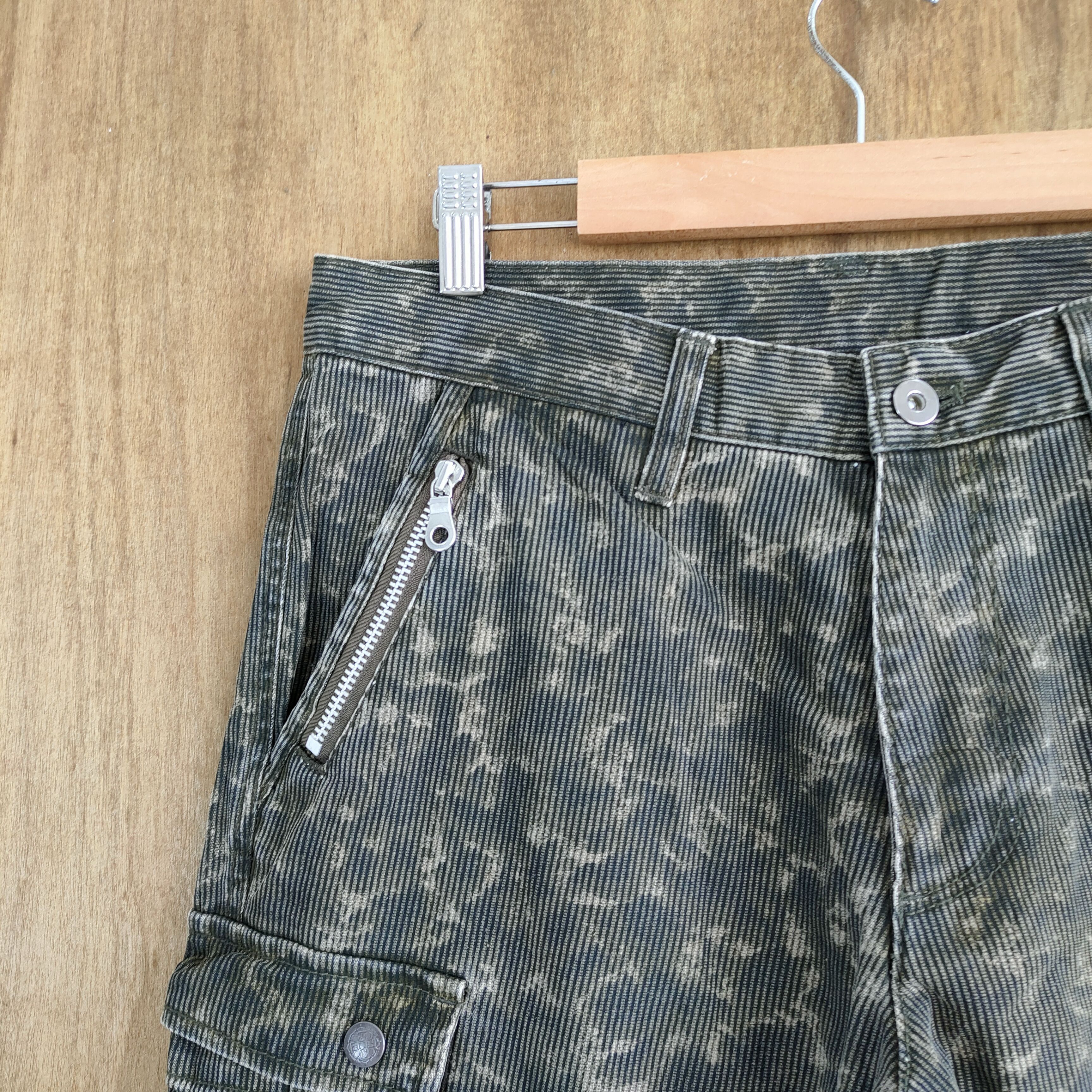 Japanese Brand VINTAGE JAPANESE BRAND BROWN CAMO CARGO PANTS Size US 32 / EU 48 - 7 Thumbnail