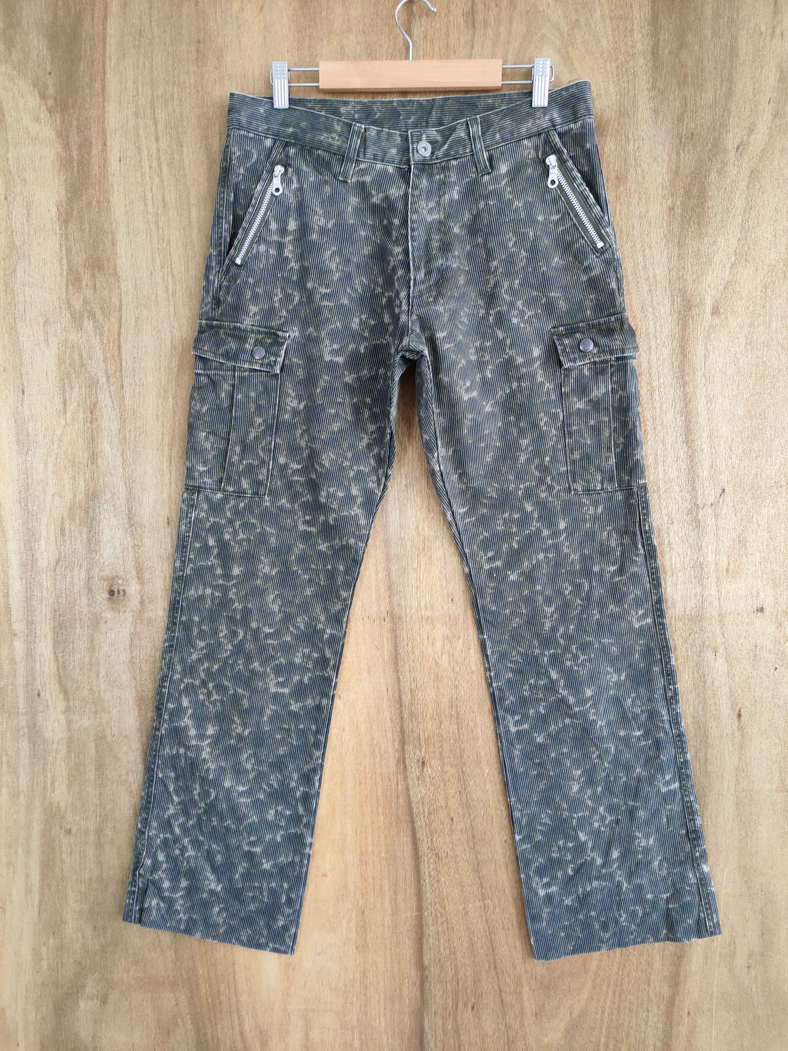 VINTAGE JAPANESE BRAND BROWN CAMO CARGO PANTS