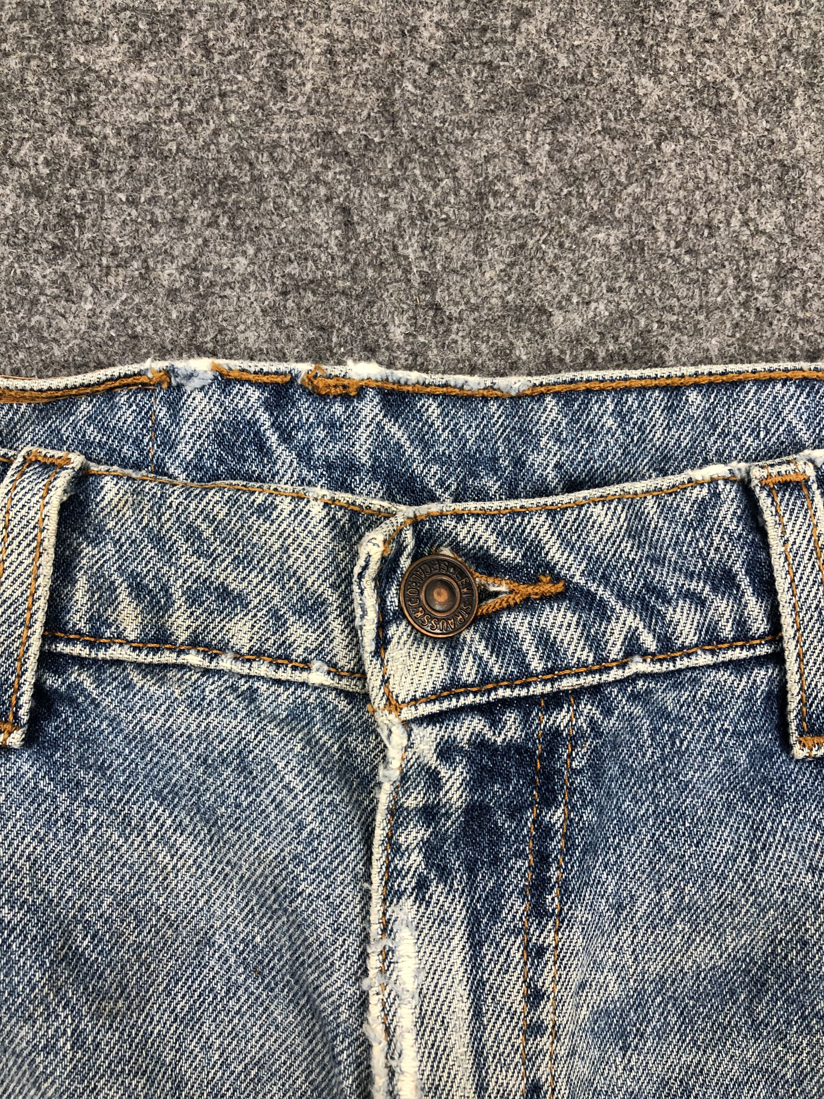 Levi's Vintage 90s Levis 550 Orange Tab Jeans DP1595 Size US 35 - 9 Thumbnail