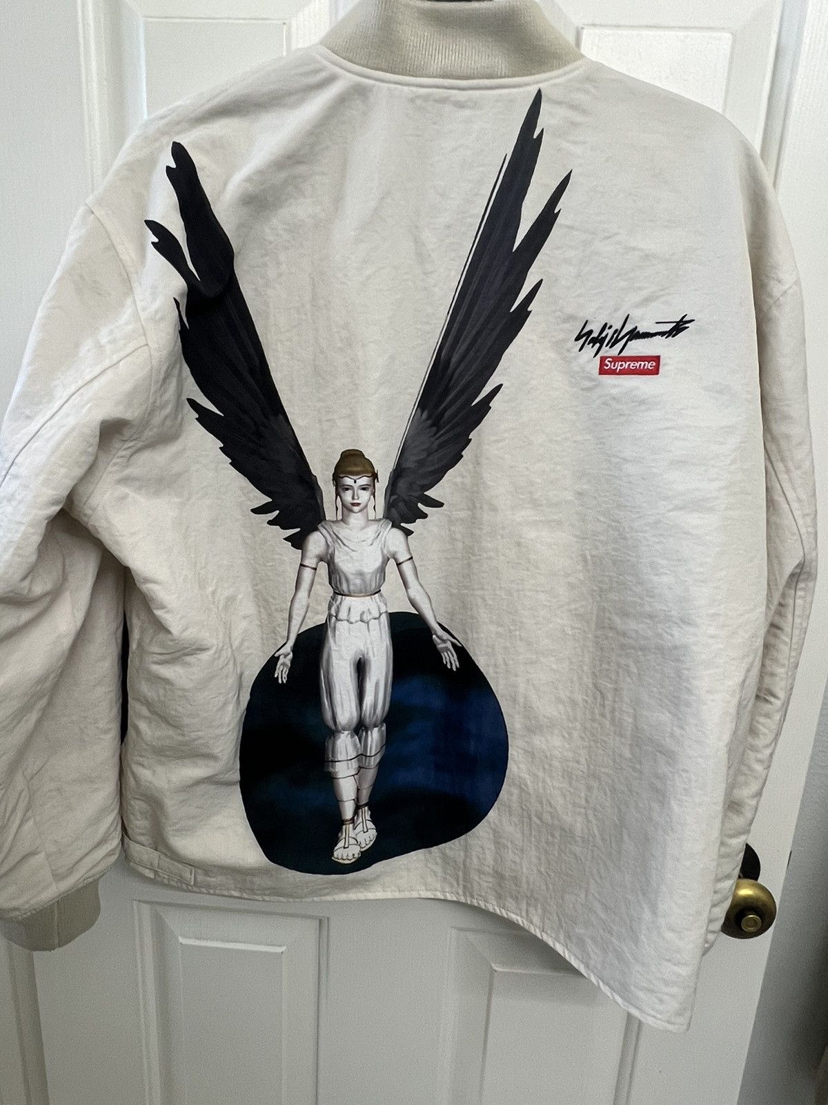 Supreme Yohji Yamamoto TEKKEN Nylon Bomber Jacket Natural