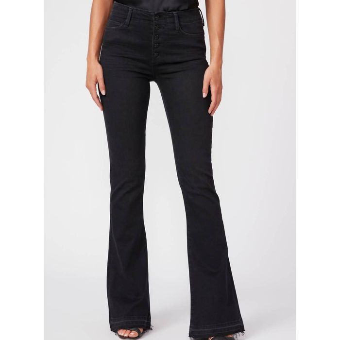 Paige High Rise Lou Lou Stitch Through Waistband In Midnight Dusk | Grailed