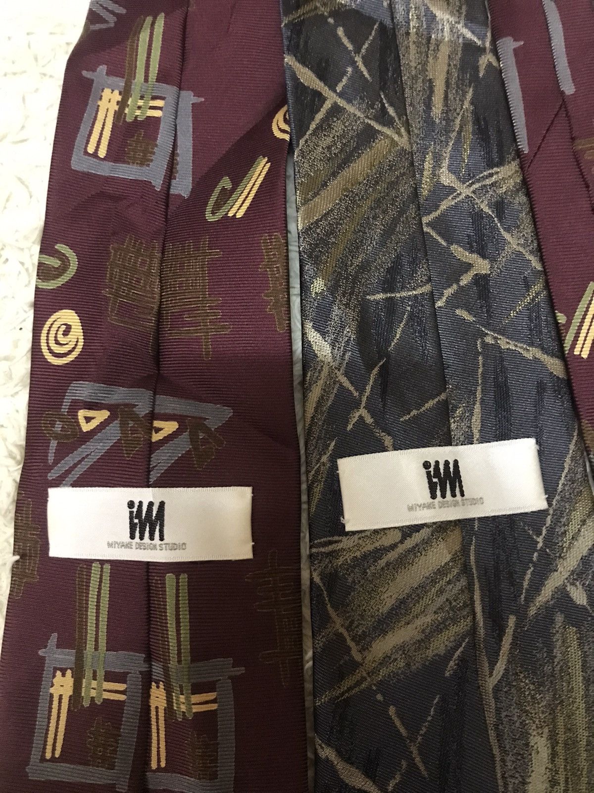 Issey Miyake 🔥QUICK SALE🔥A LOT OF 2 TIES IM BY MIYAKE DESIGN STUDIO‼️ Size ONE SIZE - 3 Thumbnail