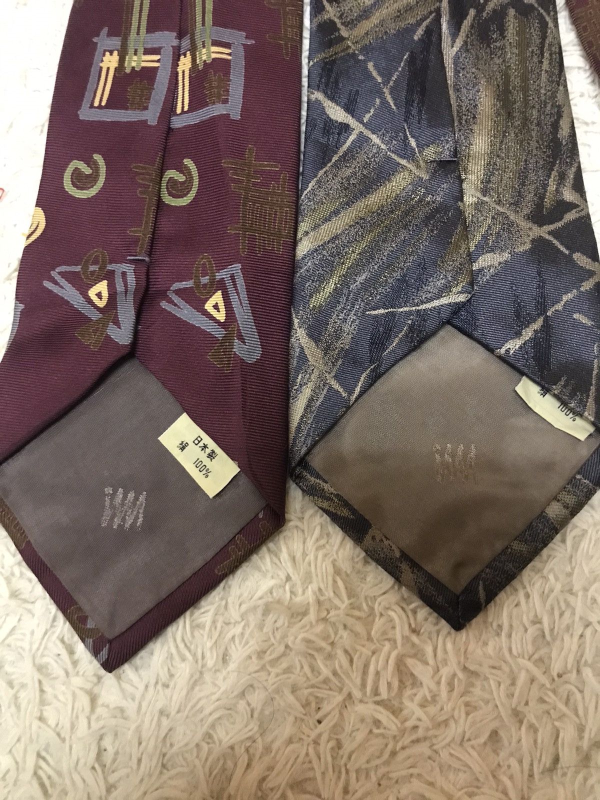 Issey Miyake 🔥QUICK SALE🔥A LOT OF 2 TIES IM BY MIYAKE DESIGN STUDIO‼️ Size ONE SIZE - 4 Thumbnail