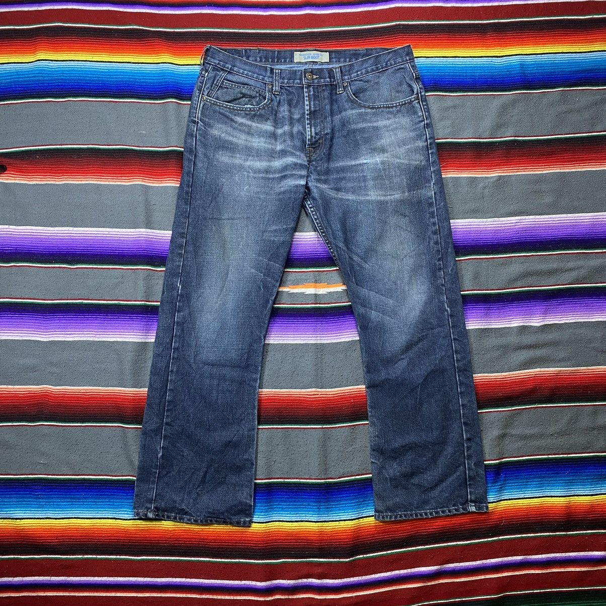 Vintage Vintage Wrangler Slim Boot Denim Size US 37 - 1 Thumbnail