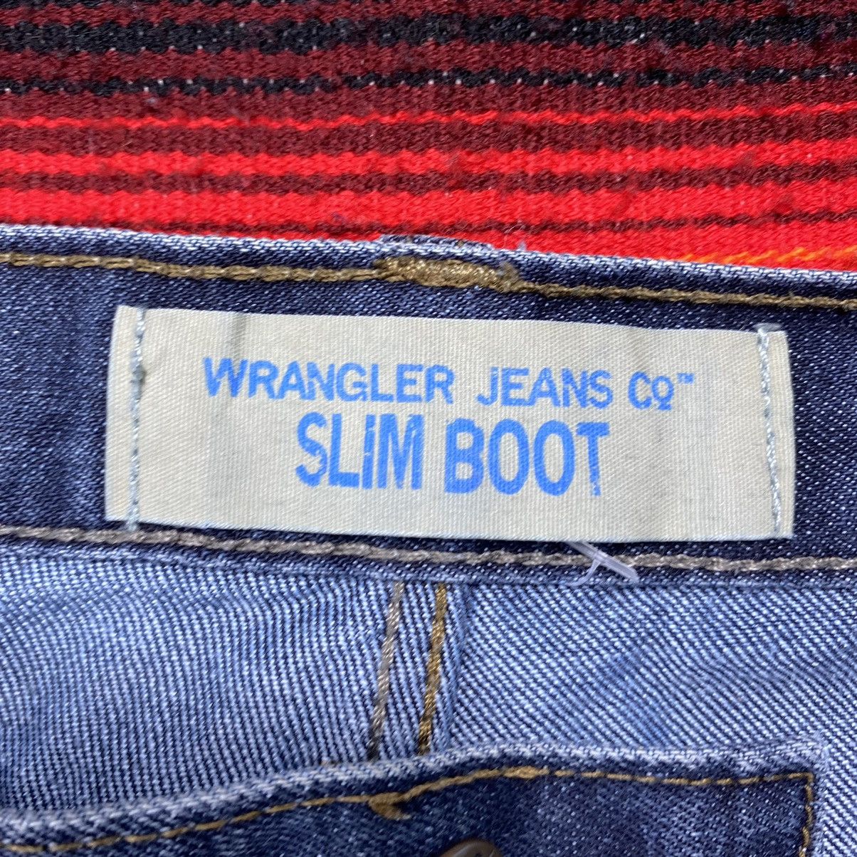 Vintage Vintage Wrangler Slim Boot Denim Size US 37 - 6 Thumbnail
