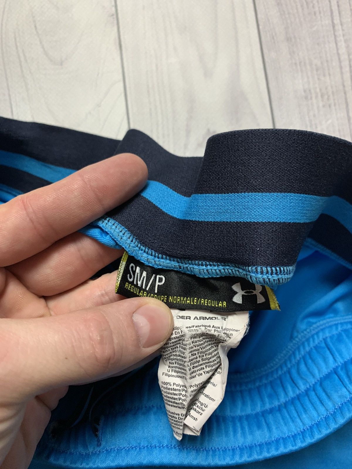 Under Armour × Vintage Soccer shorts Tottenham spurs blue away rare under armour Size US 30 / EU 46 - 4 Thumbnail