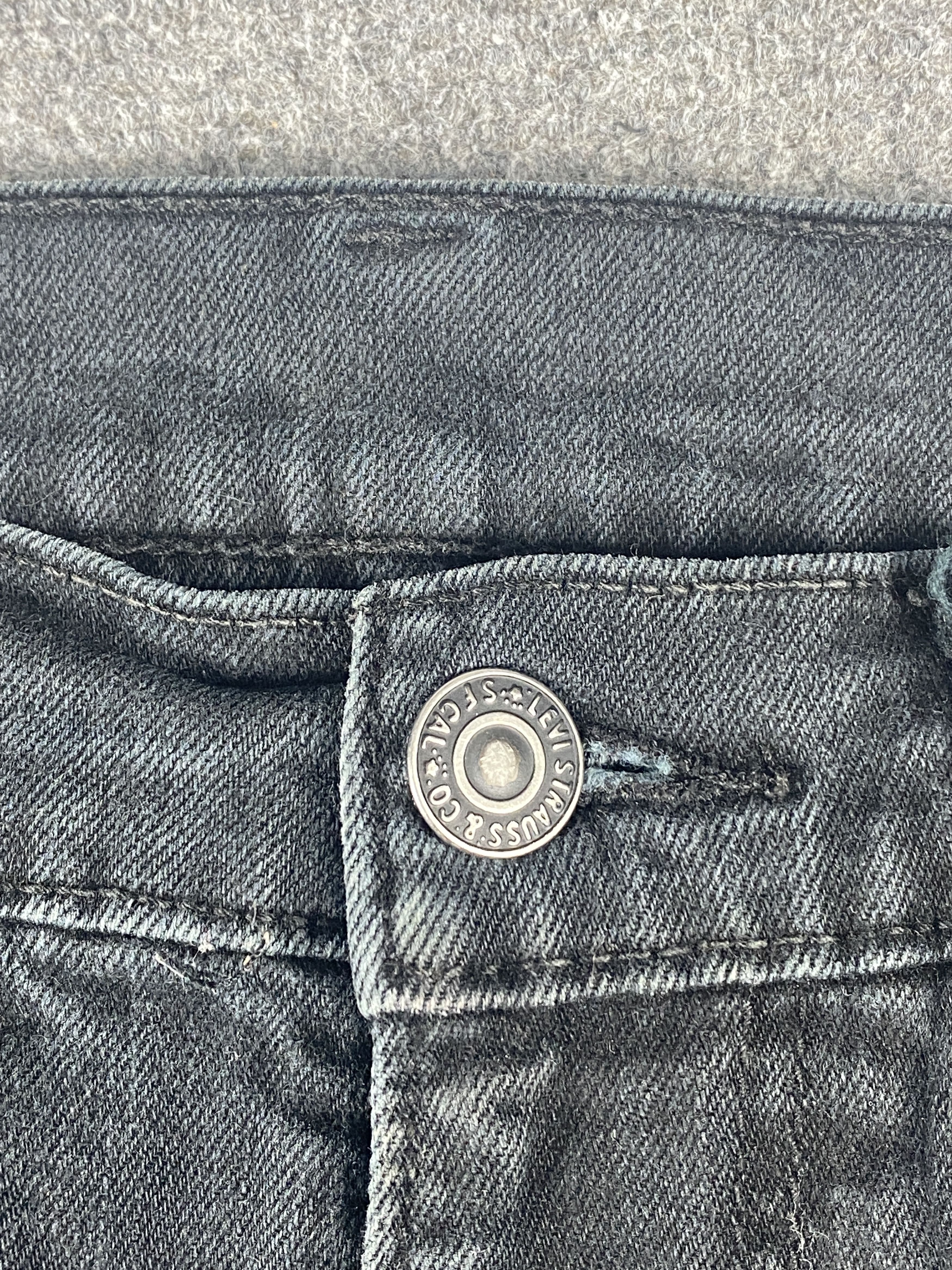 Levi's Vintage Levis 508 Faded Black Jeans 31x29 S0011 Size US 31 - 8 Thumbnail