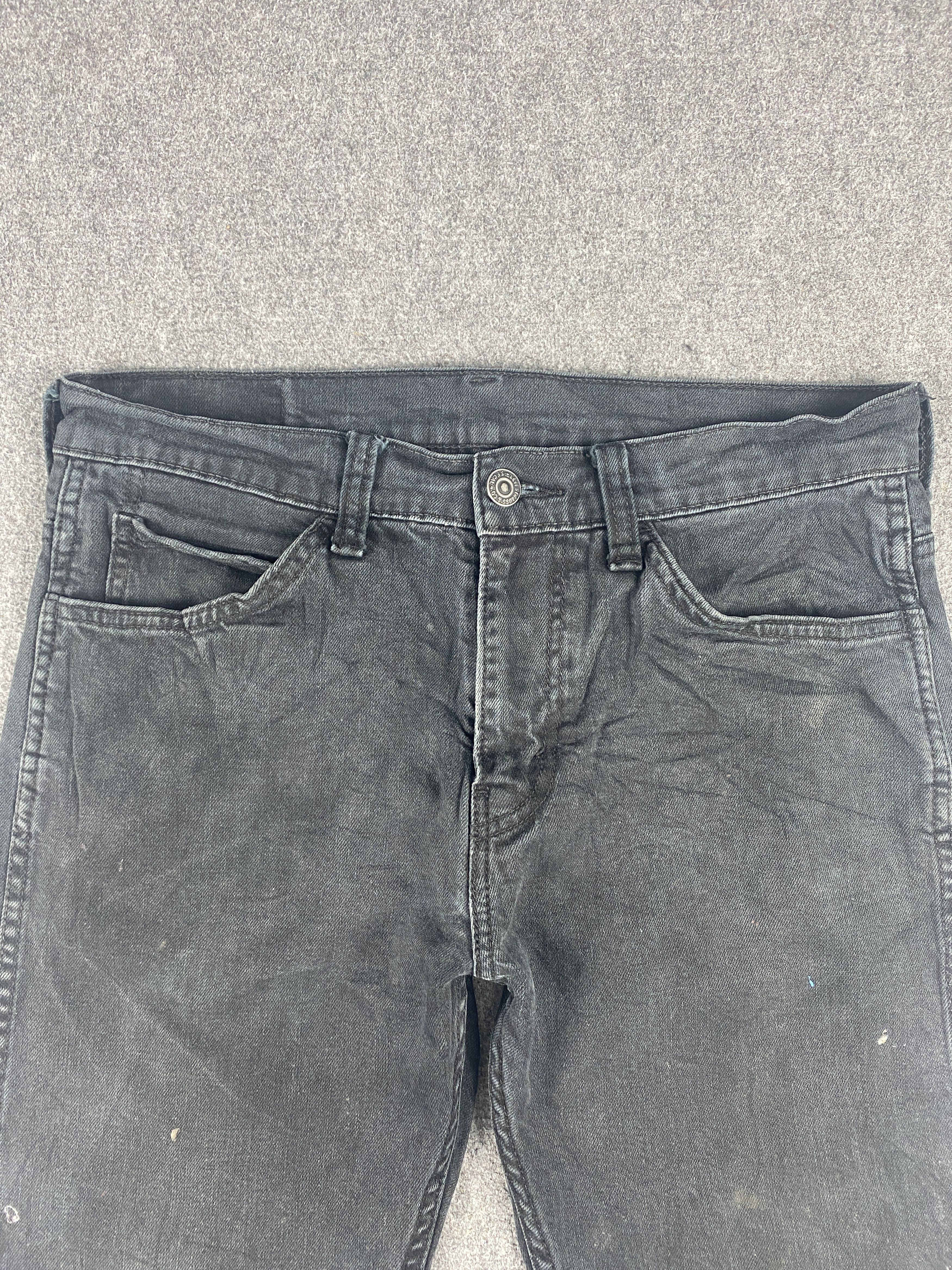 Levi's Vintage Levis 508 Faded Black Jeans 31x29 S0011 Size US 31 - 2 Thumbnail