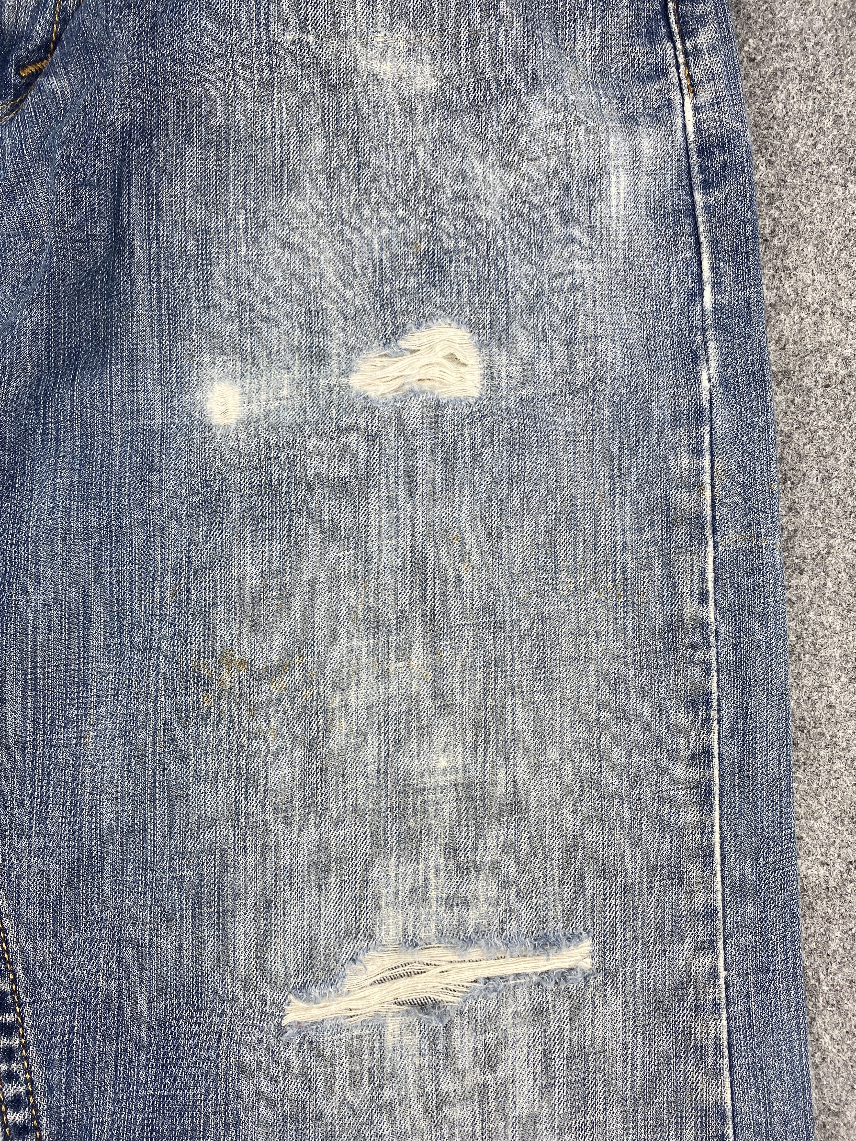 Levi's Vintage Distressed Levis 514 Faded Blue Jeans Size US 32 / EU 48 - 11 Thumbnail