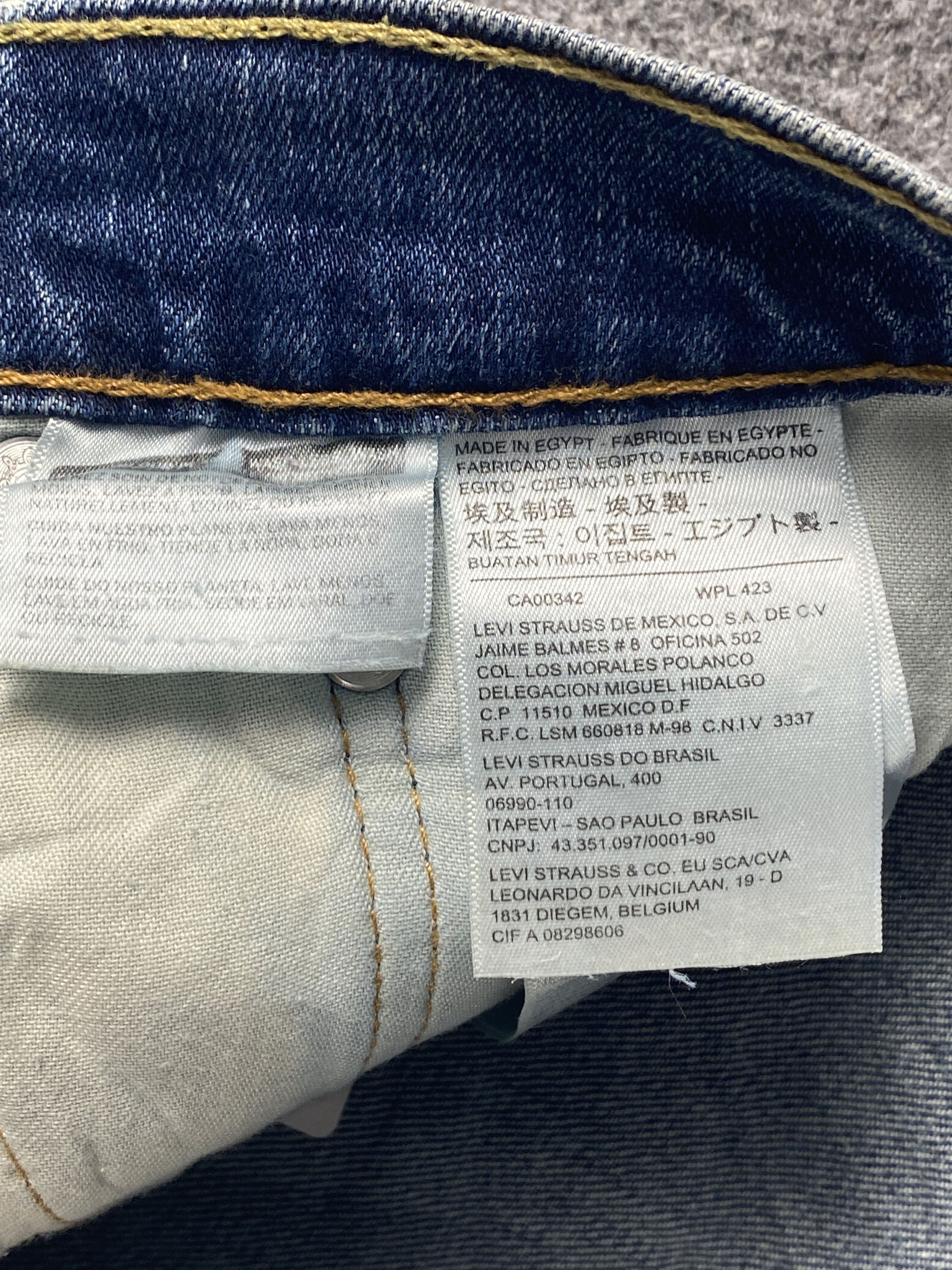 Levi's Vintage Levis 511 Faded Blue Jeans 33x33 S0003 Size US 33 - 7 Thumbnail