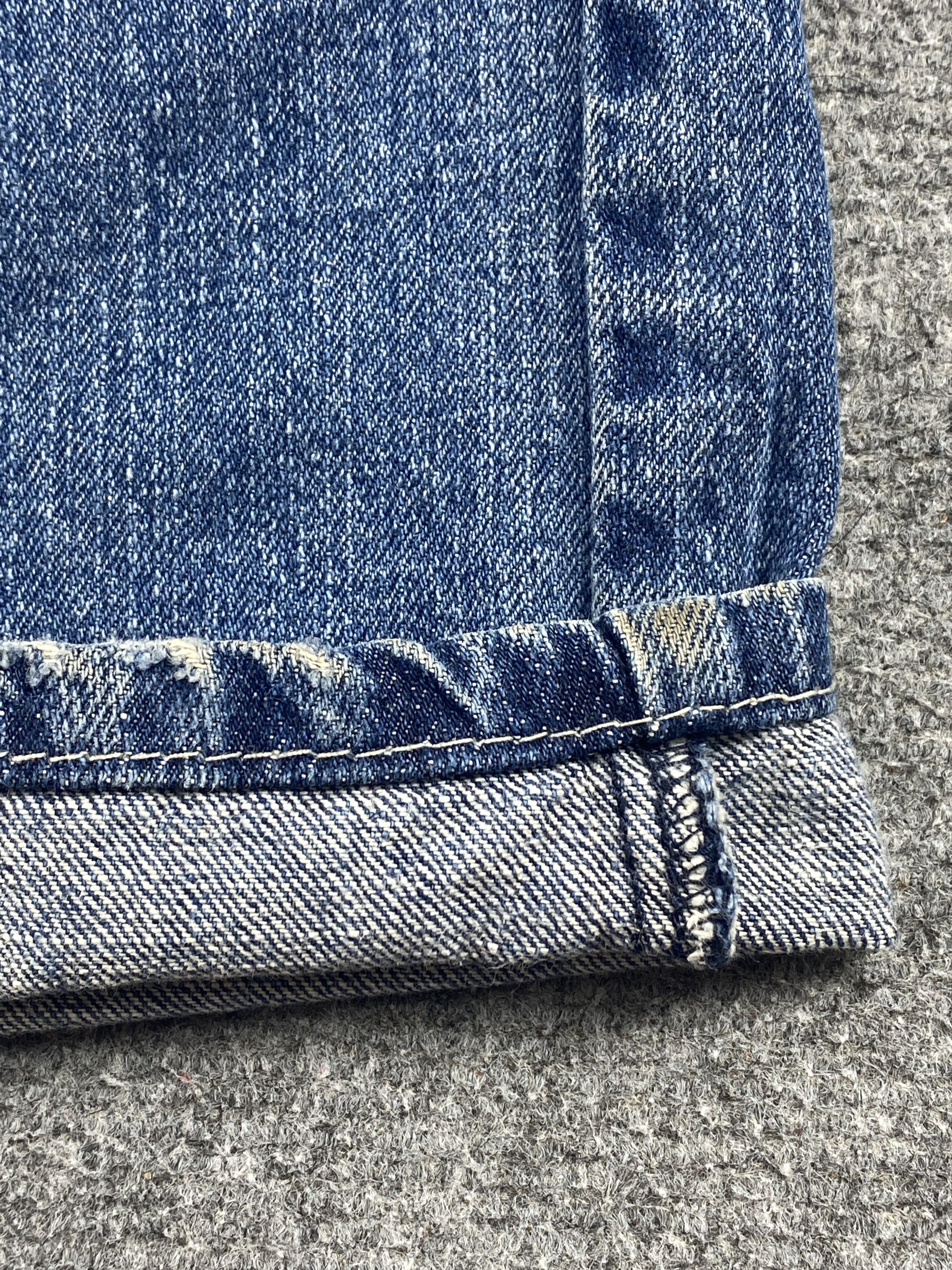 Levi's Vintage Levis 514 Faded Blue Jeans 34x33 S0006 Size US 34 / EU 50 - 11 Thumbnail