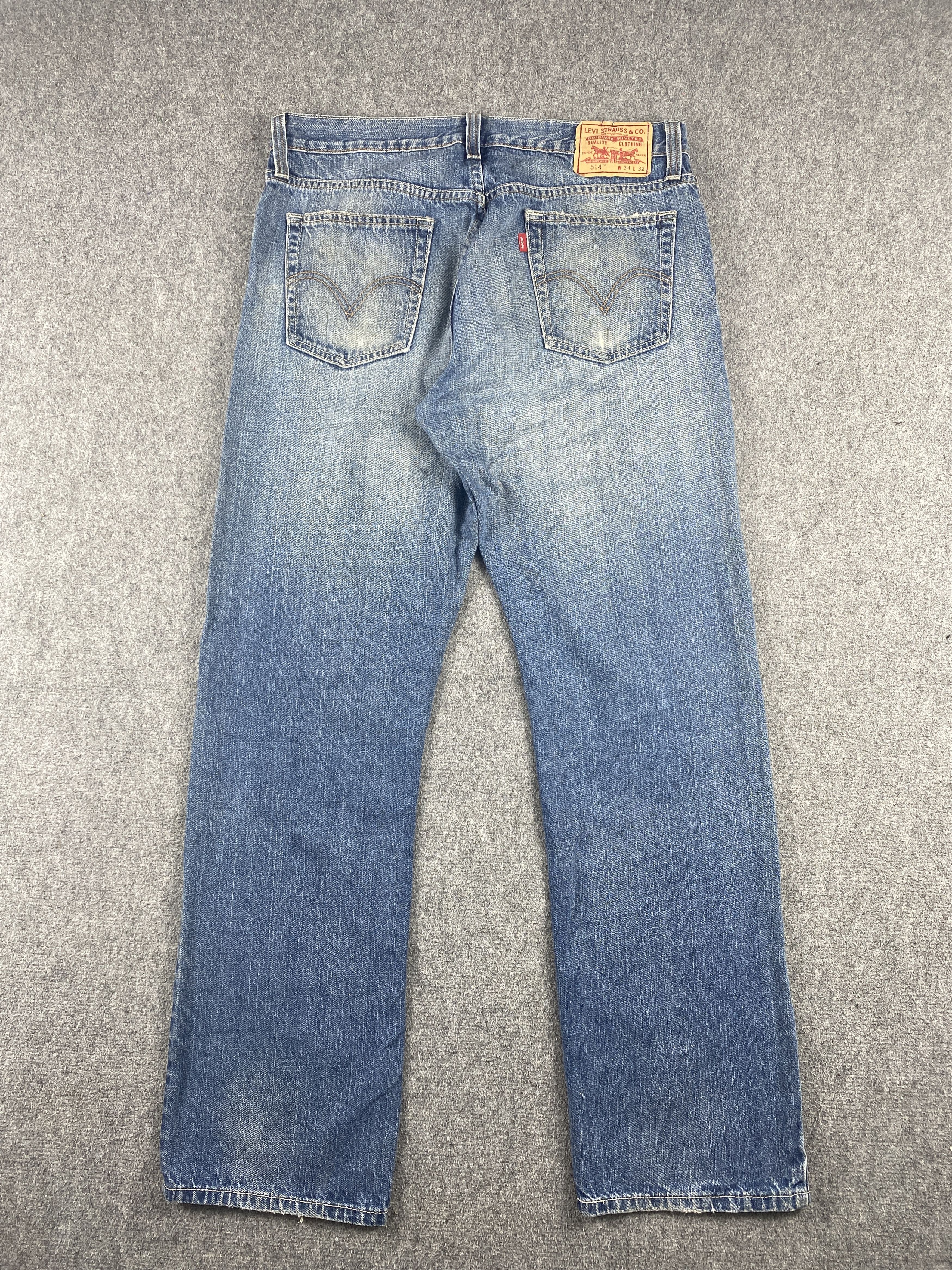 Levi's Vintage Levis 514 Faded Blue Jeans 34x33 S0006 Size US 34 / EU 50 - 3 Thumbnail
