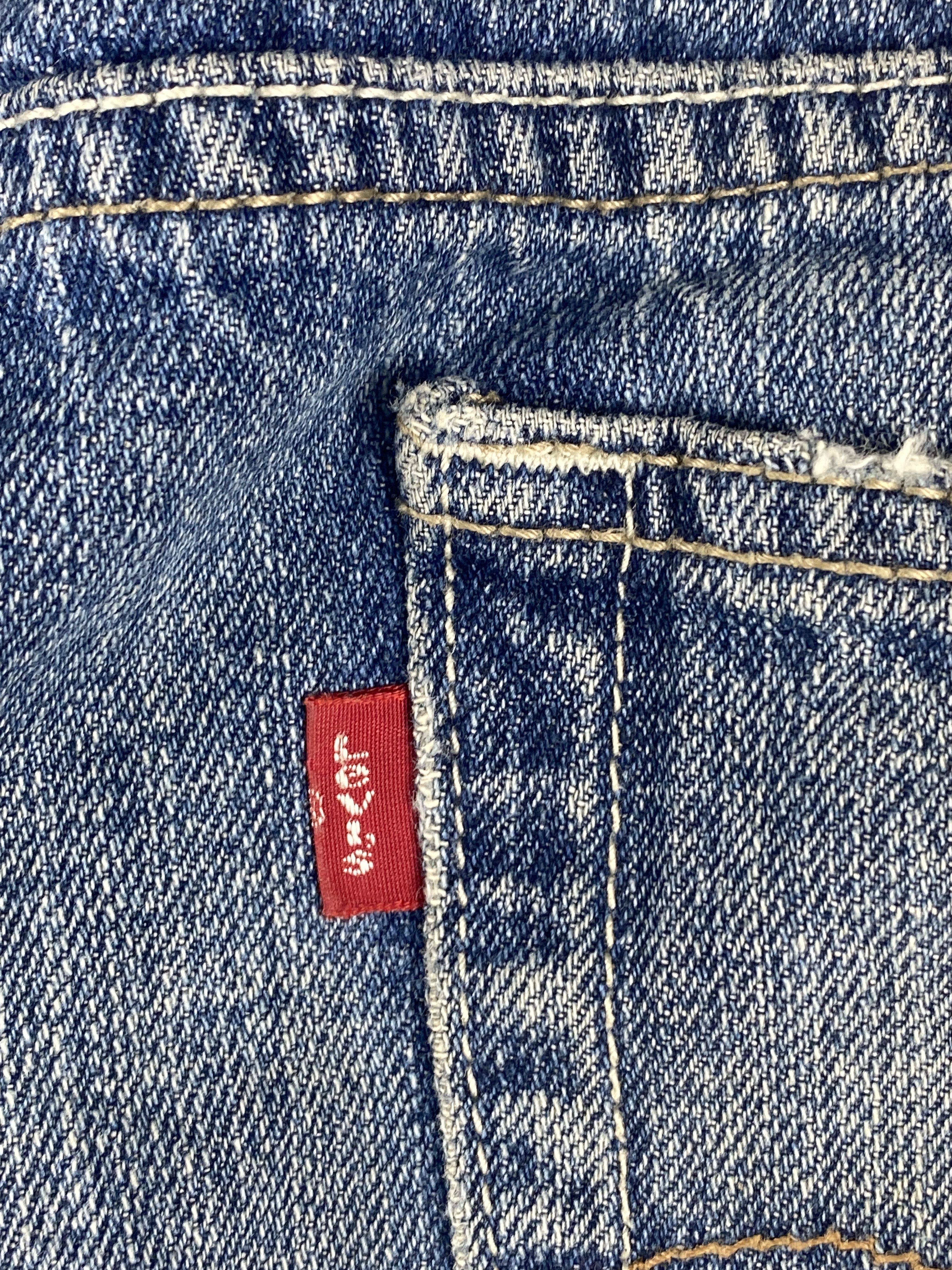 Levi's Vintage Levis 514 Faded Blue Jeans 34x33 S0006 Size US 34 / EU 50 - 7 Thumbnail