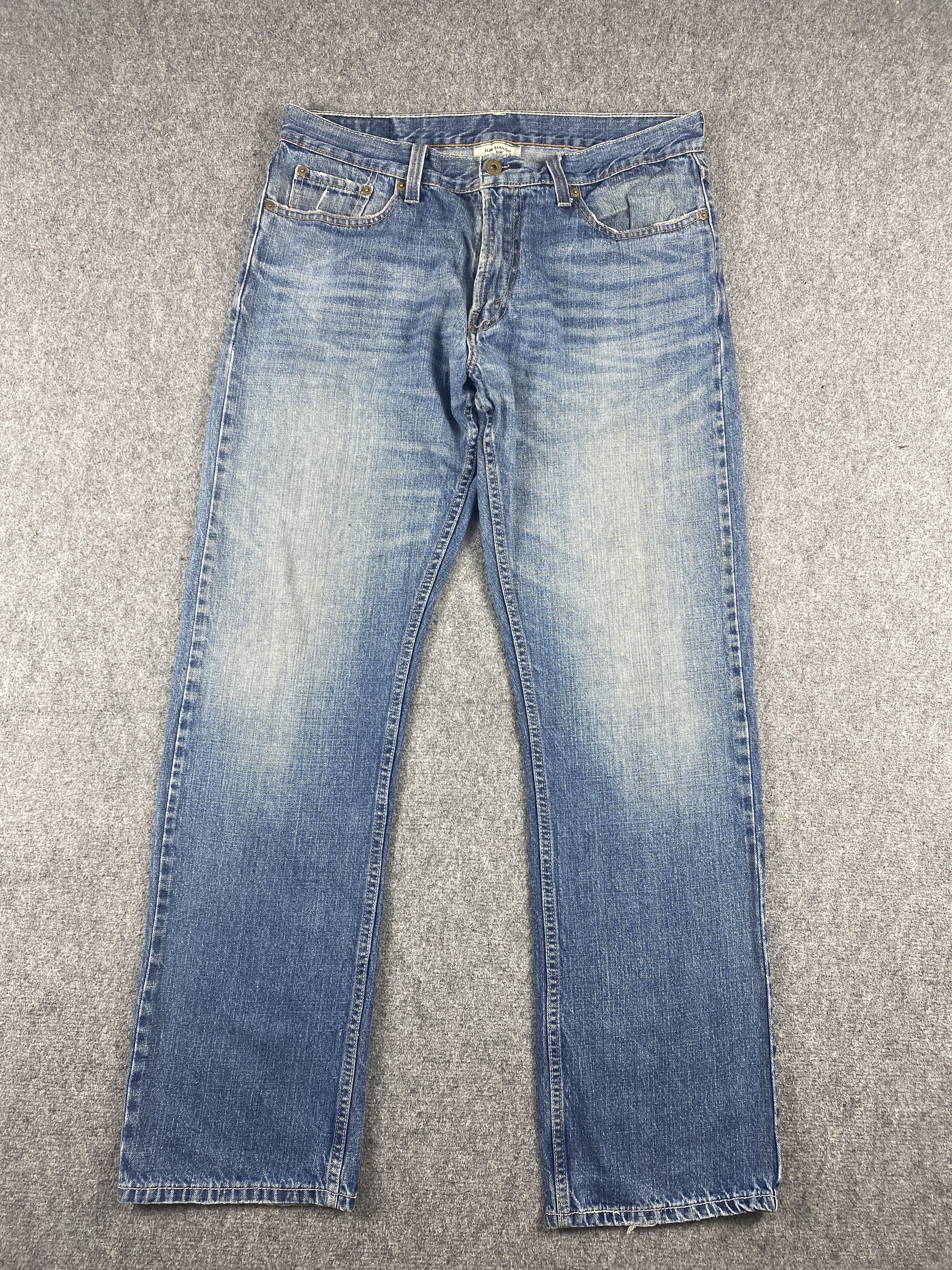 Vintage Levis 514 Faded Blue Jeans 34x33 S0006