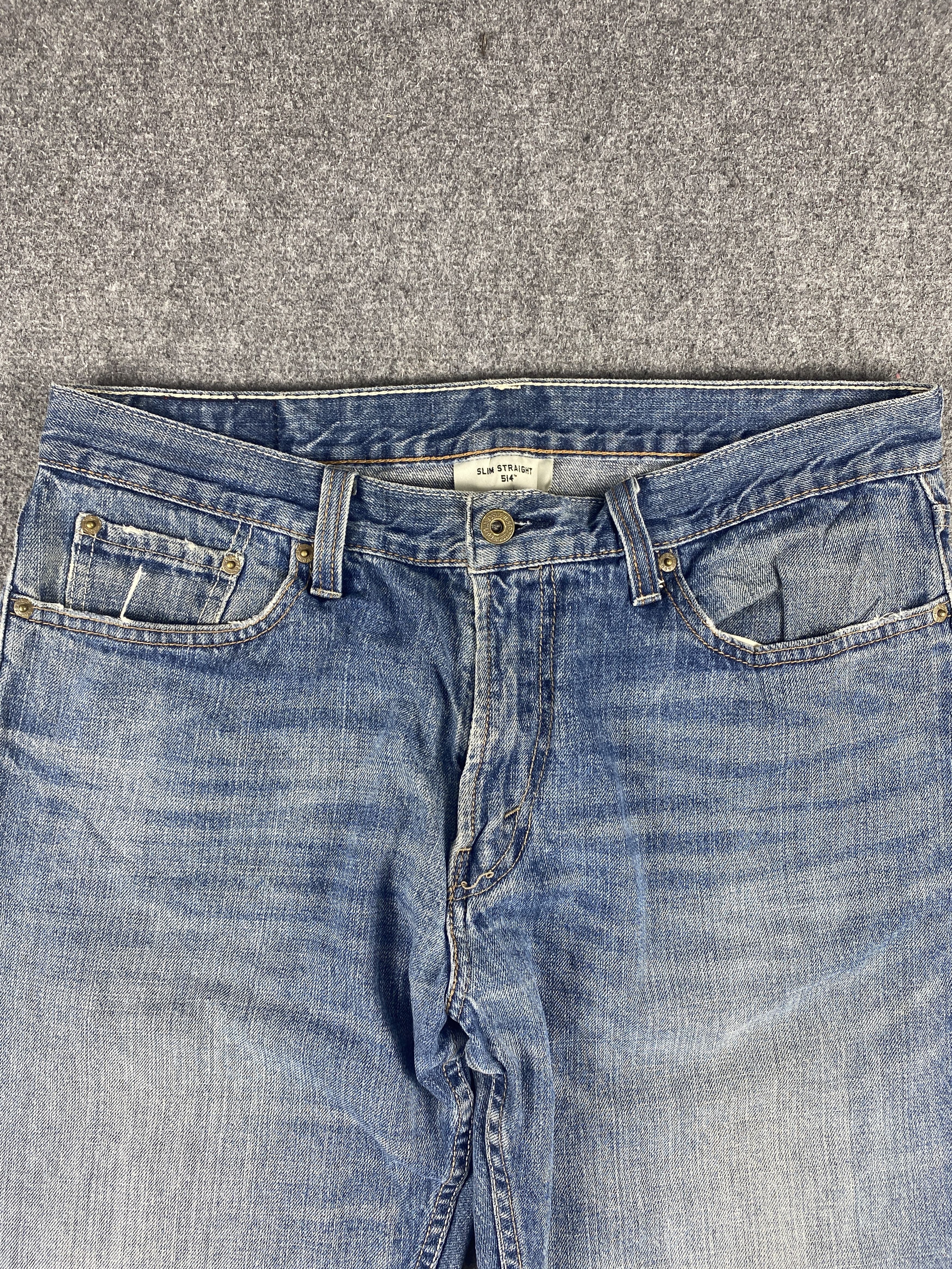 Levi's Vintage Levis 514 Faded Blue Jeans 34x33 S0006 Size US 34 / EU 50 - 2 Thumbnail
