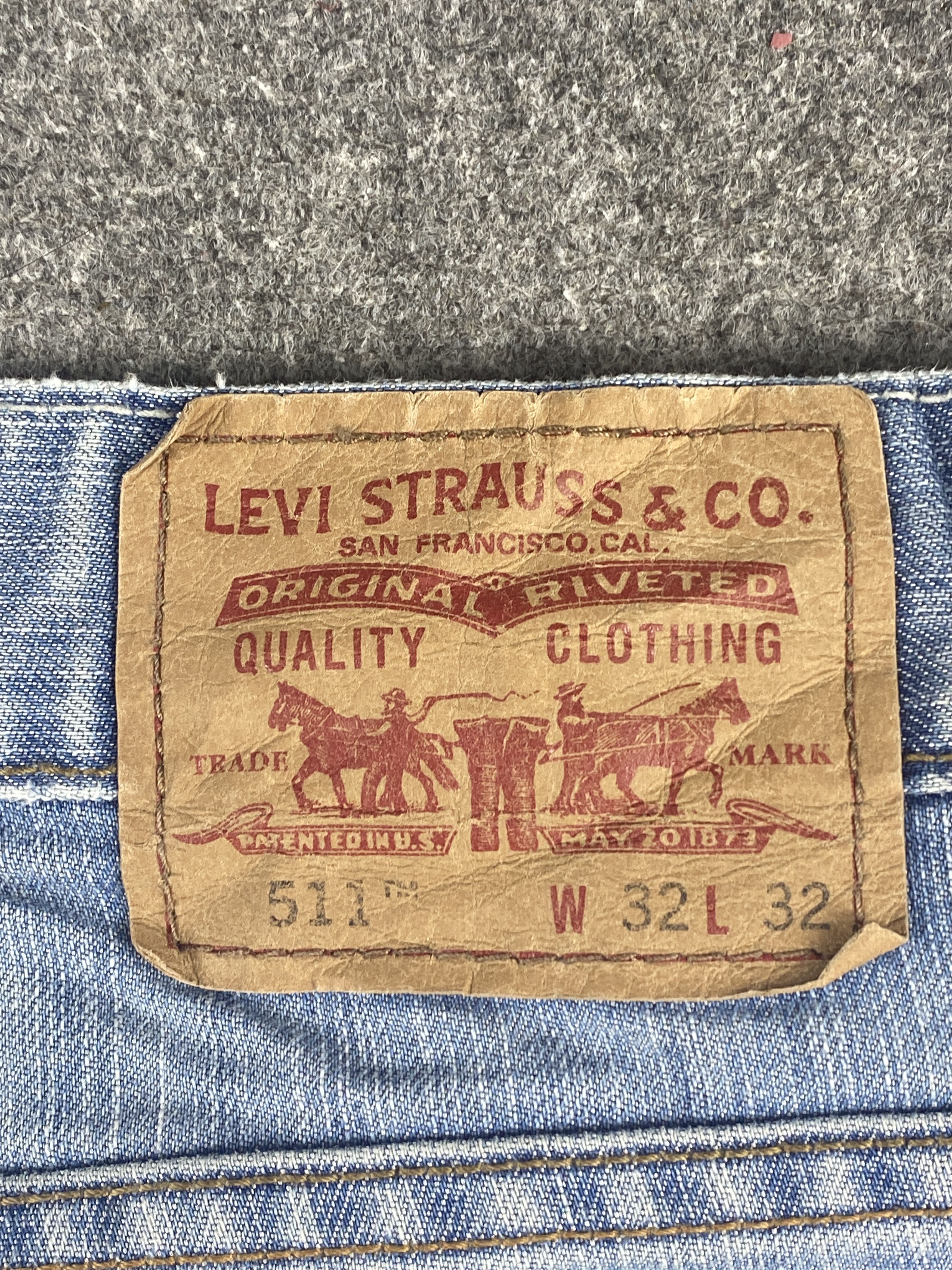 Levi's Vintage Levis 511 Light Wash Jeans 32x32 S0008 Size US 32 / EU 48 - 5 Thumbnail