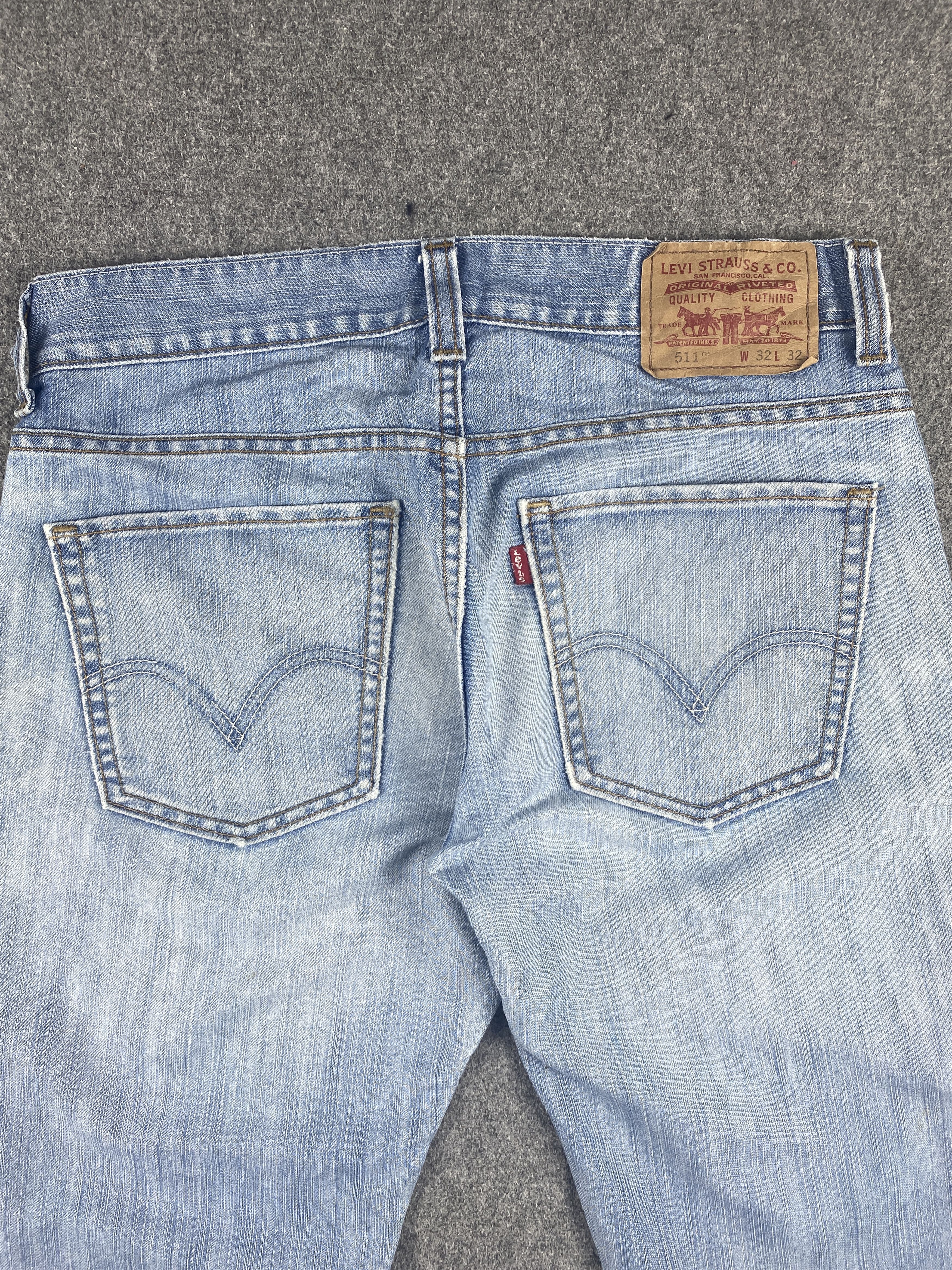 Levi's Vintage Levis 511 Light Wash Jeans 32x32 S0008 Size US 32 / EU 48 - 4 Thumbnail