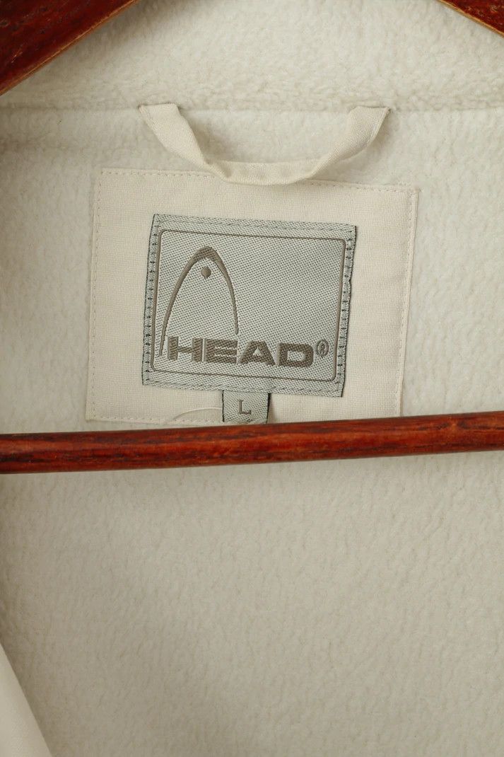 Vintage Head Men L Jacket Beige Vintage Fleece Lined Top 8109 Size US L / EU 52-54 / 3 - 5 Thumbnail